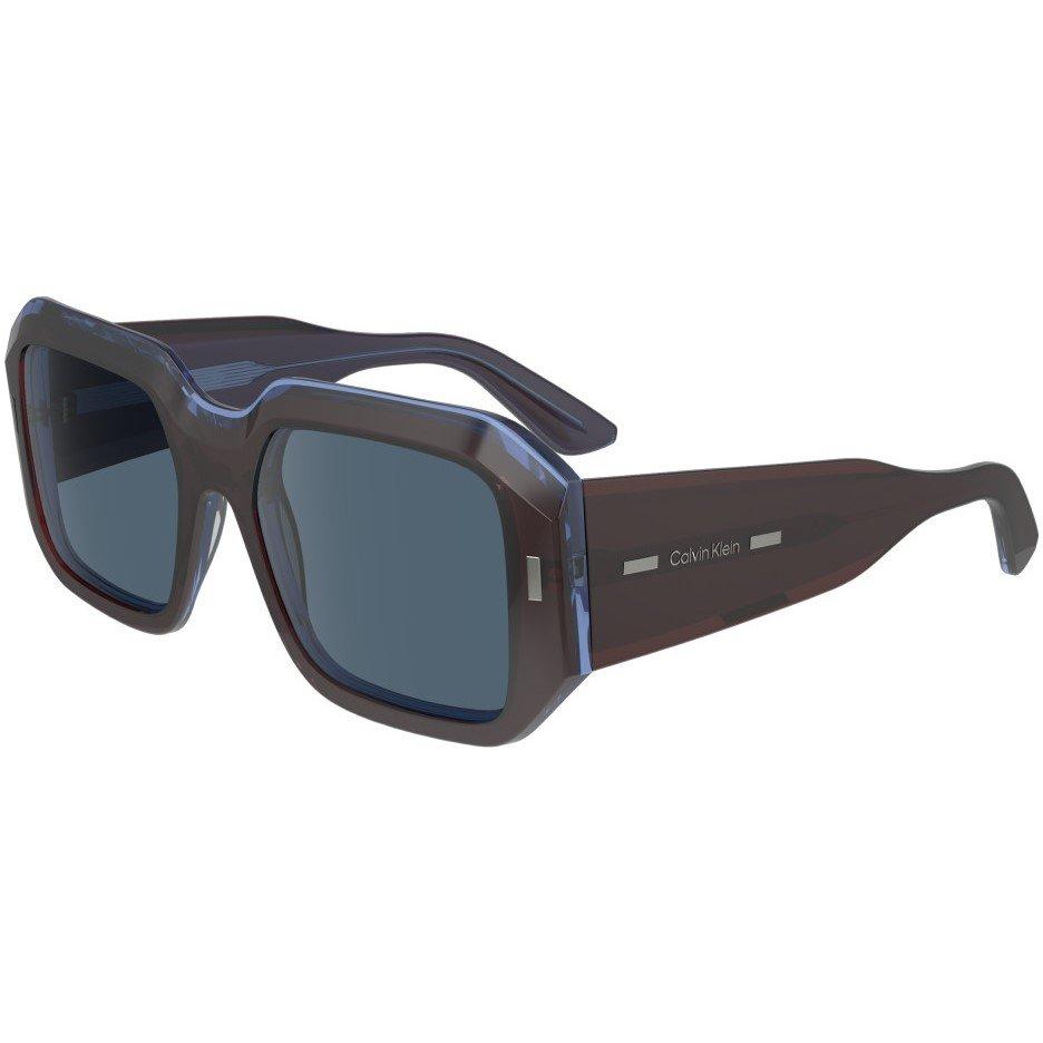 Brun - Calvin Klein - Rectangle Sunglasses - 2