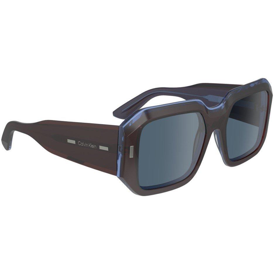 Brun - Calvin Klein - Rectangle Sunglasses - 3