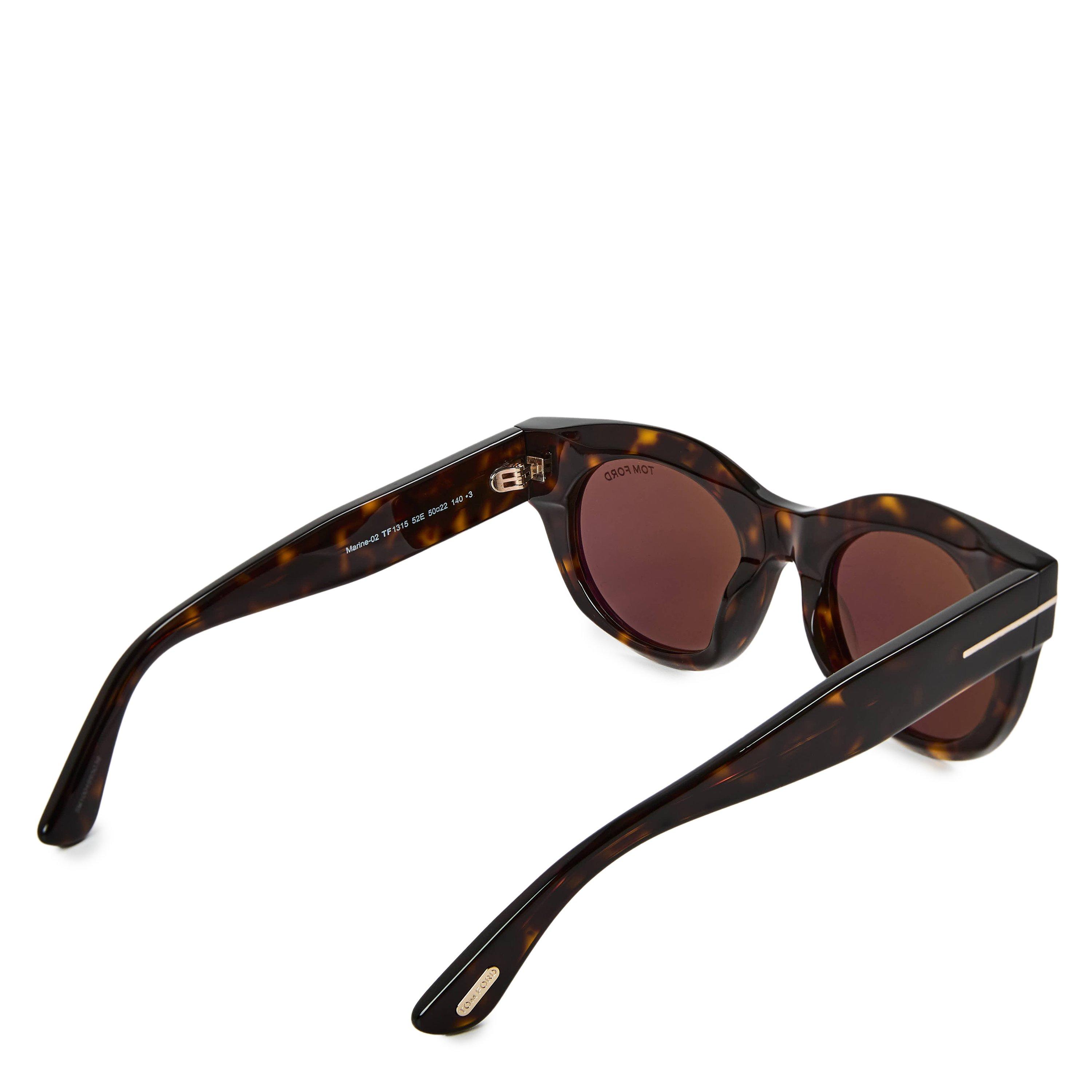 Dark Havana - Tom Ford - TFS FT1315 Marine Ld63 - 2