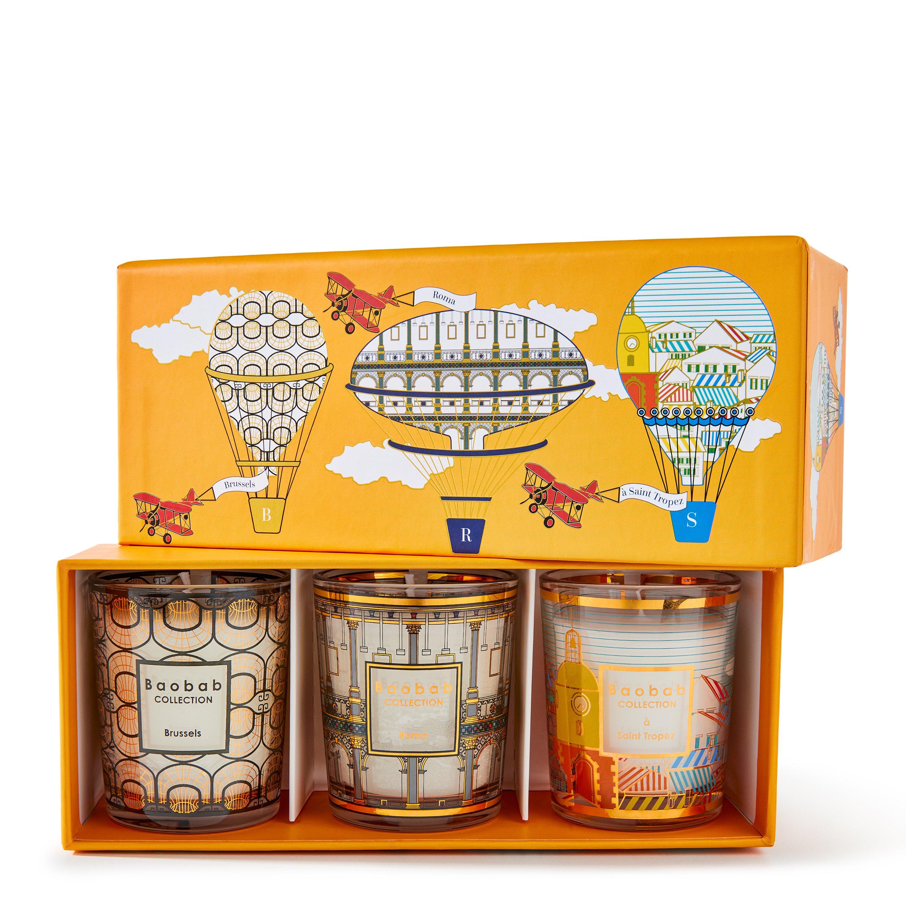 Baobab Travel Trio Mini Candles