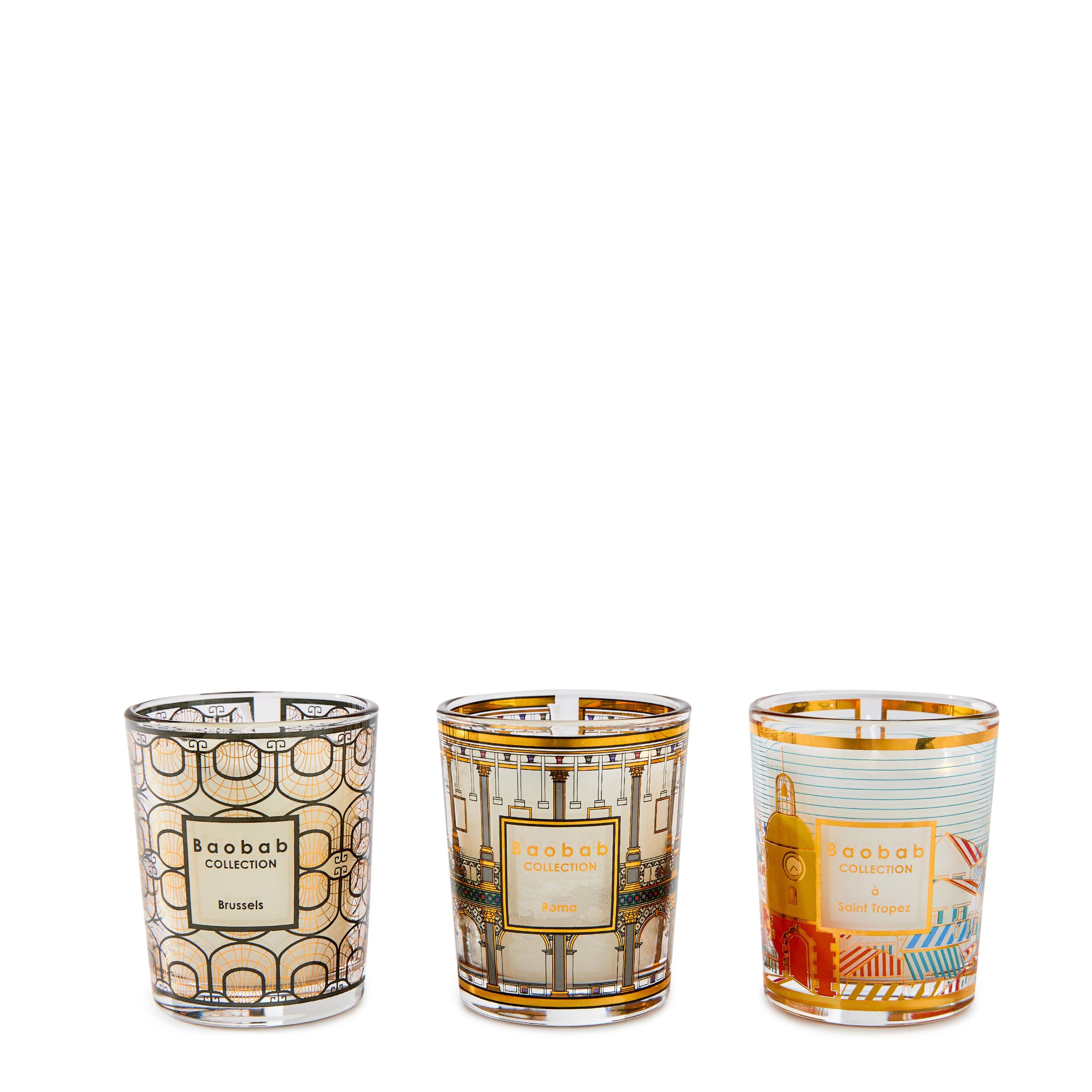 Brus/Rome/St-Tr - Baobab Collection - Baobab Travel Trio Mini Candles - 2