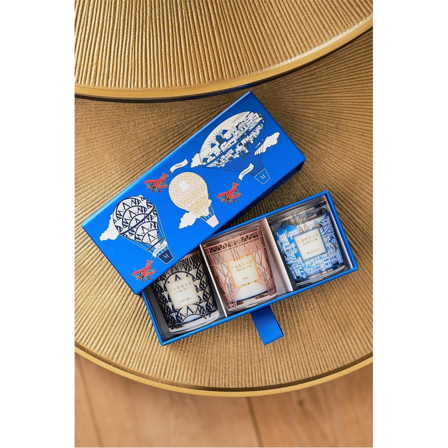 NYC/Paris/MyK - Baobab Collection - Baobab Travel Trio Mini Candles - 2