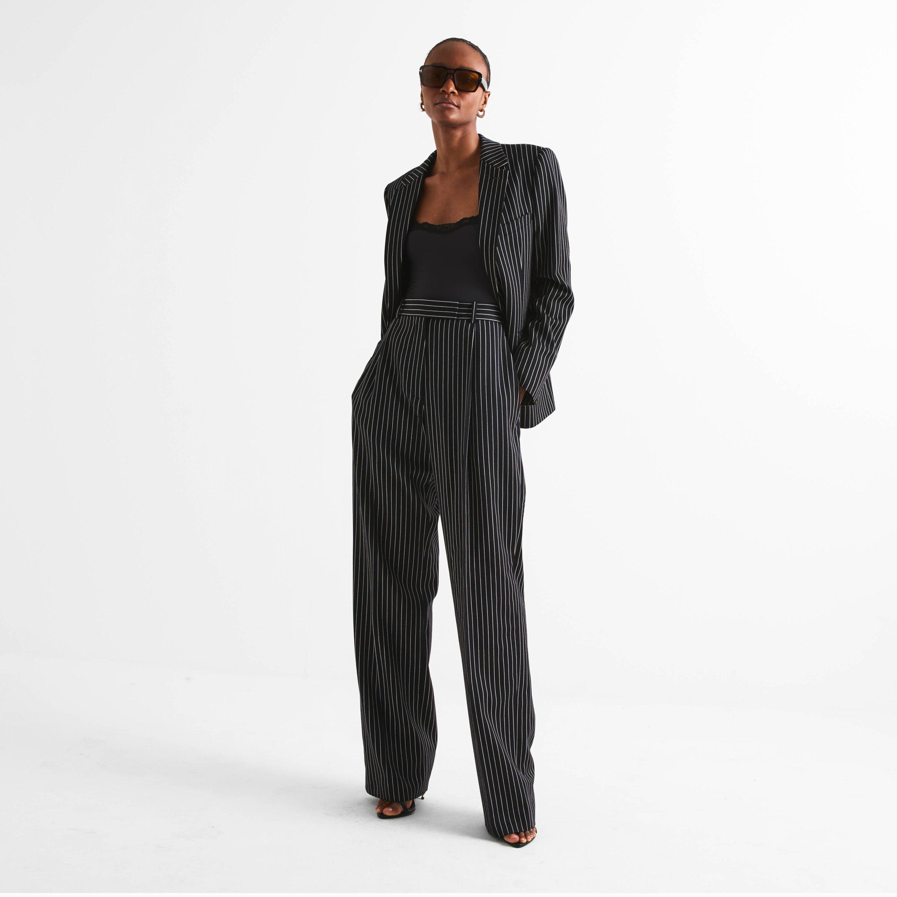 Shiny Black - Tom Ford - Women's Aviator Sunglasses - 5