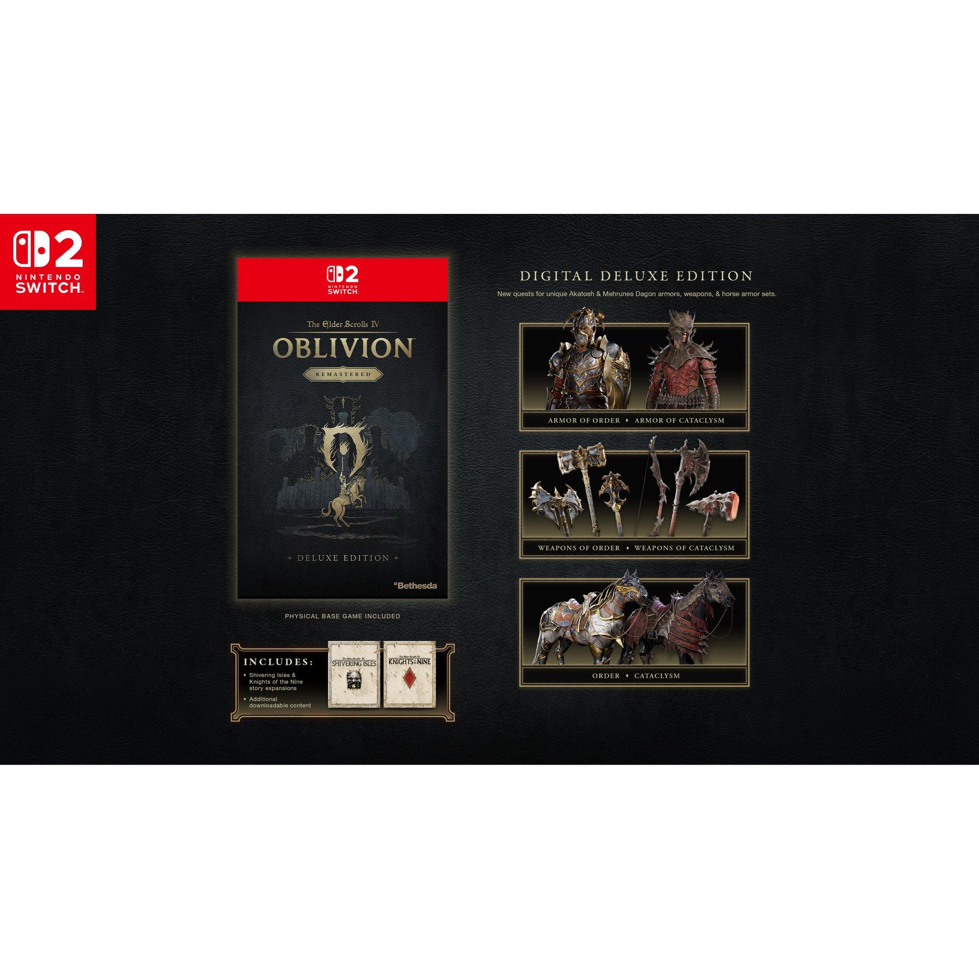 NS2 - Bethesda - The Elder Scrolls IV: Oblivion Remastered – Physical Deluxe Edition – Nintendo Switch 2 - 3
