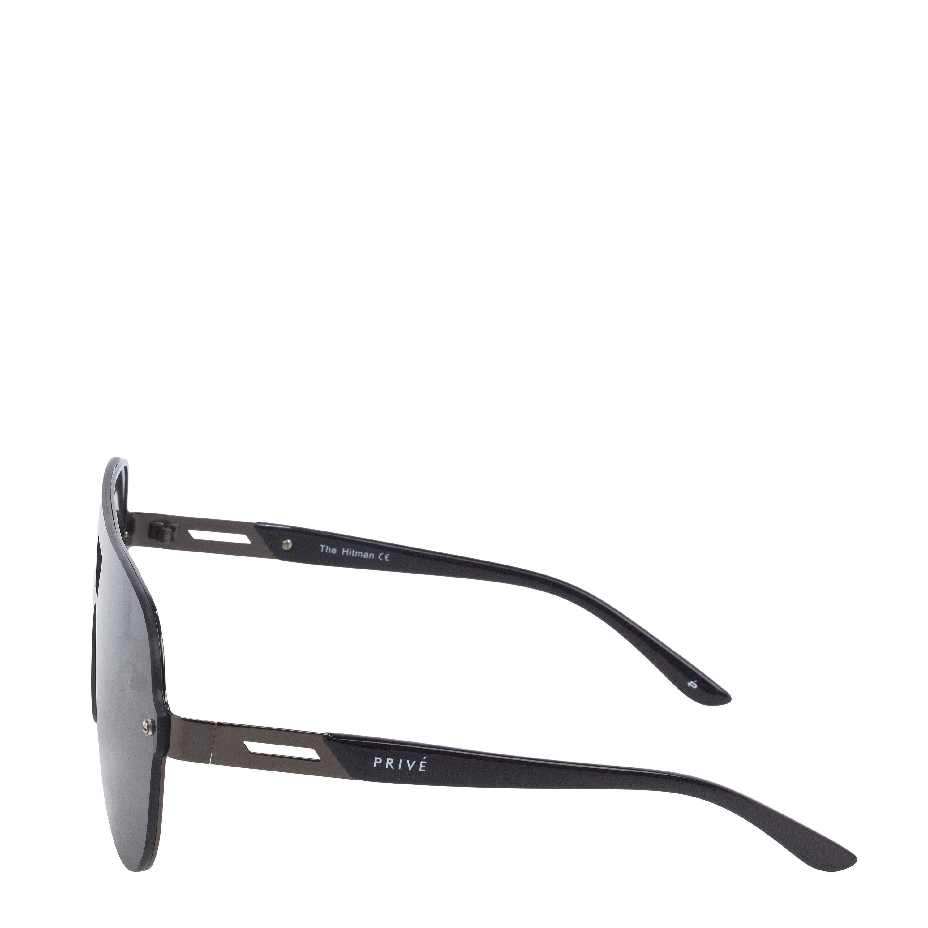 Black - Prive Revaux - Adults Hitman Shield Sunglasses - 2