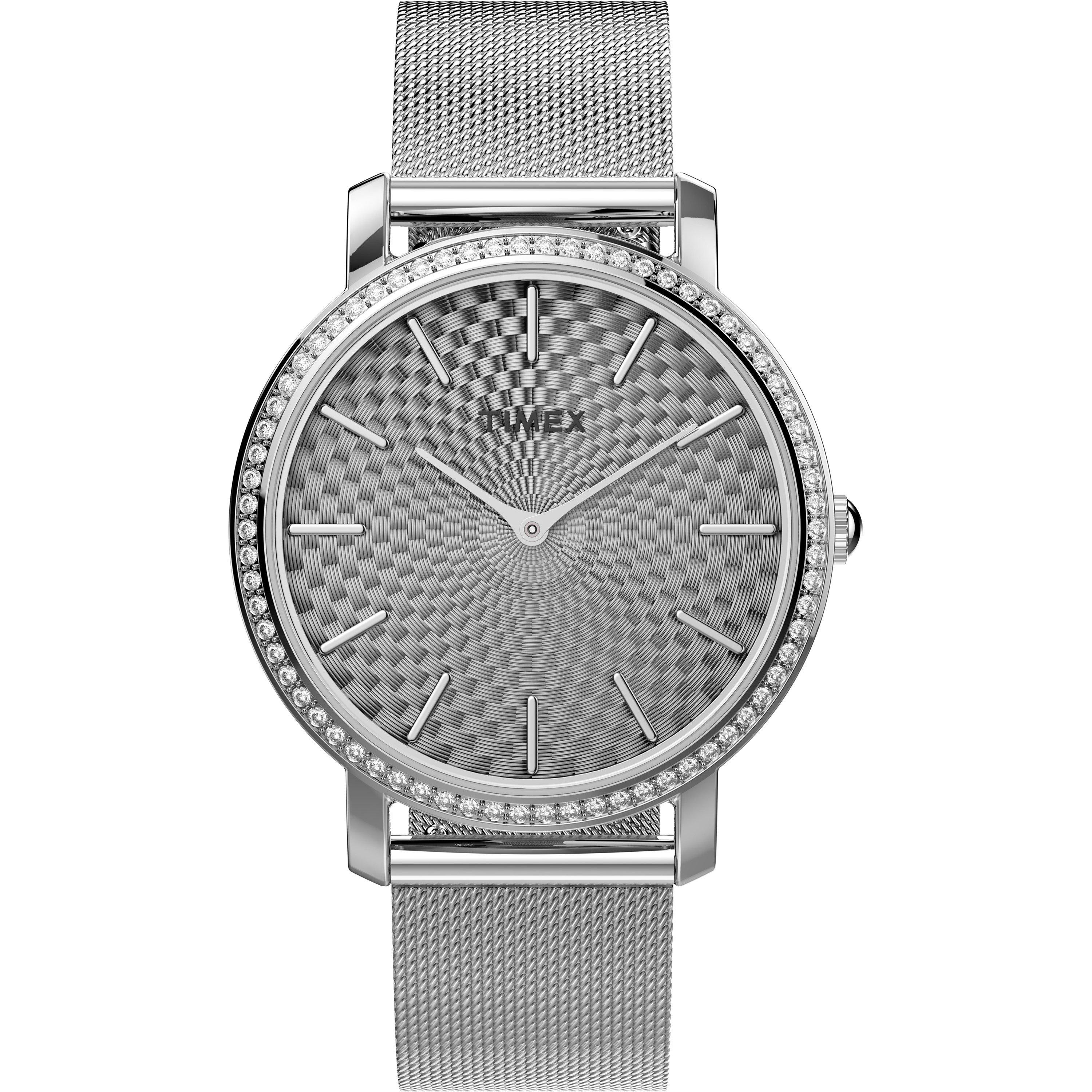 Silver - Timex - Transcend Quartz Analogue Watch - 1