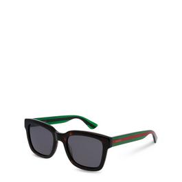Gucci Men's Square Logo Sunglasses