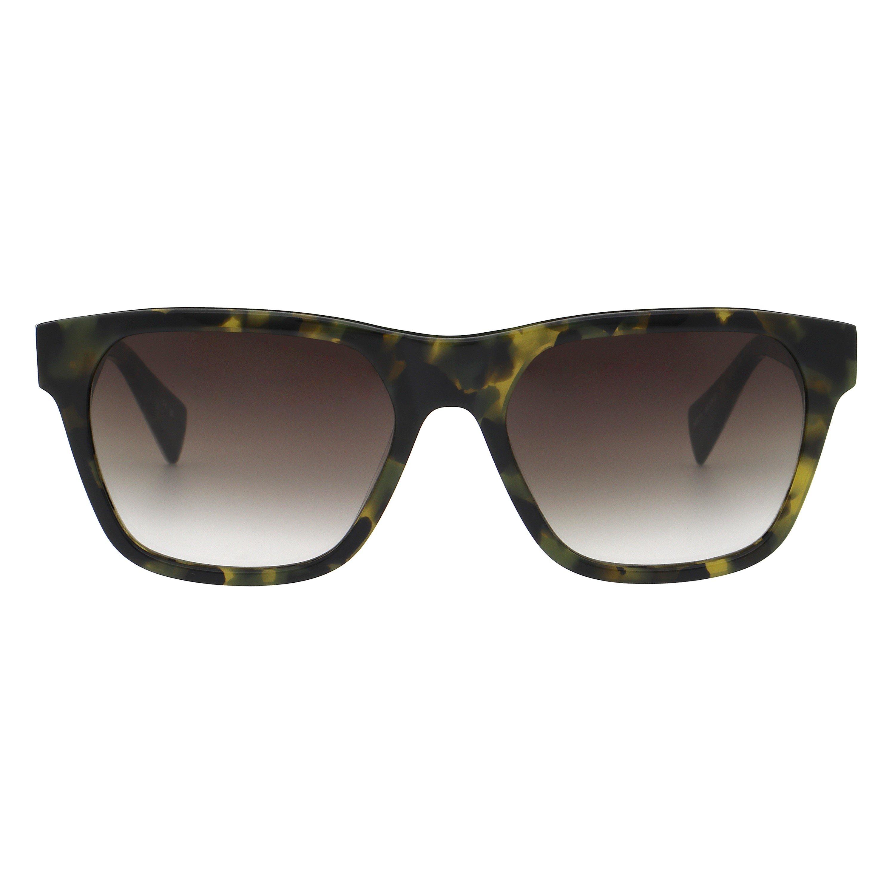 Camo Tort - AllSaints - Unisex Adults Milo Wayfarer Sunglasses - 1