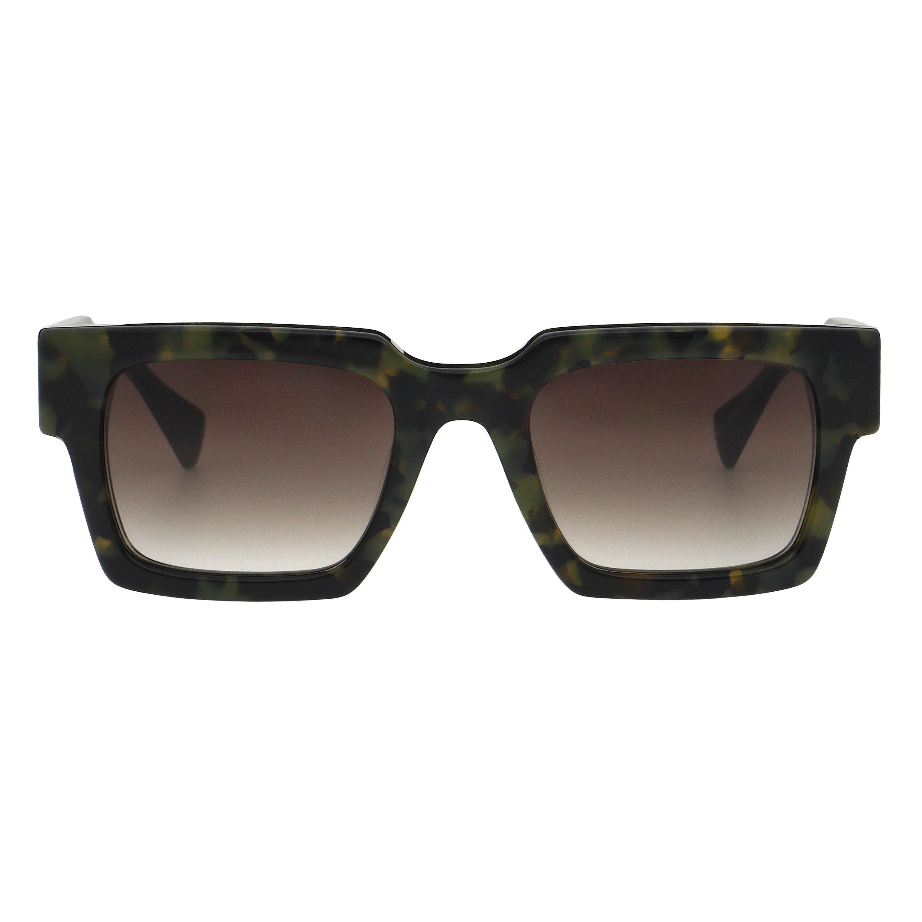 Camo Tort - AllSaints - Unisex Adults All Beau Square Sunglasses - 1