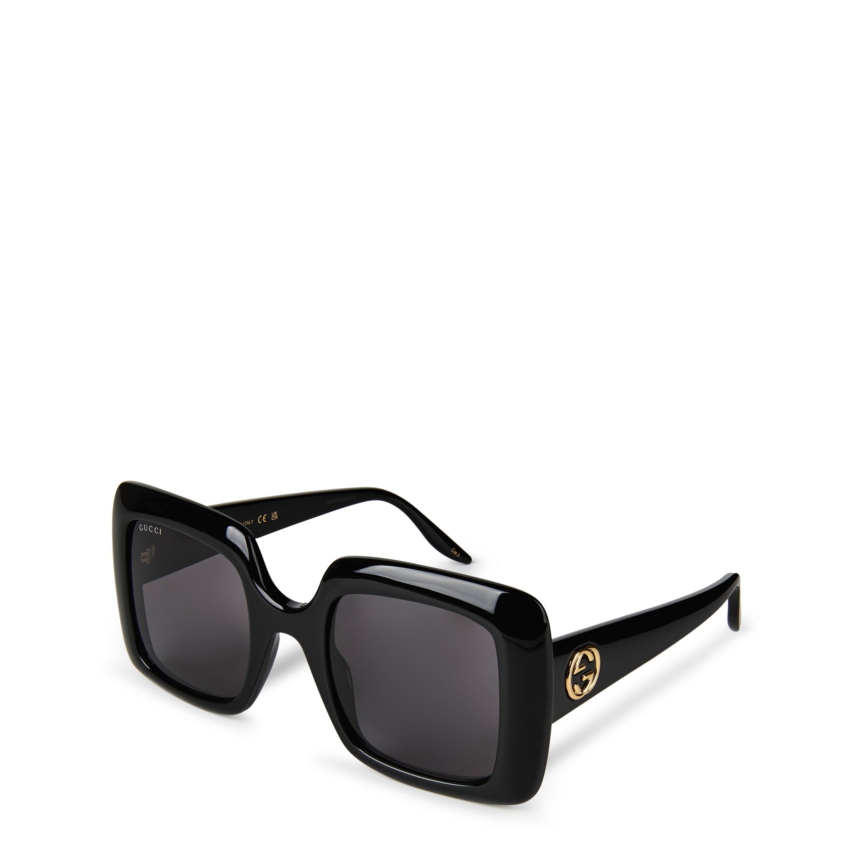 Black - Gucci - Oversized Interlocking G Sunglasses - 1