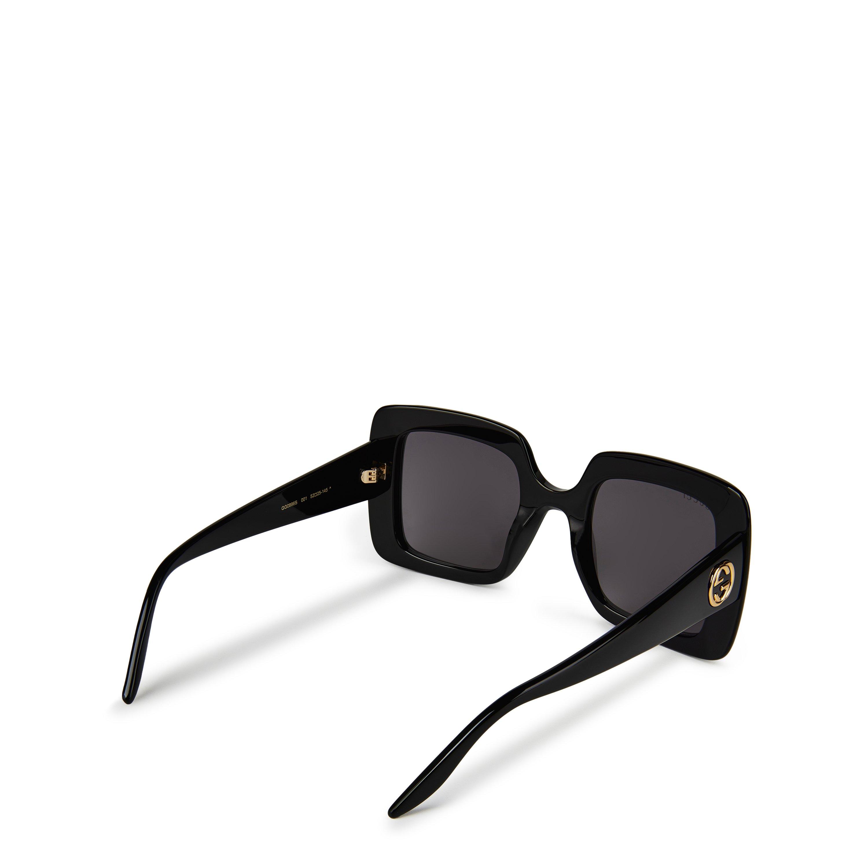 Black - Gucci - Oversized Interlocking G Sunglasses - 3