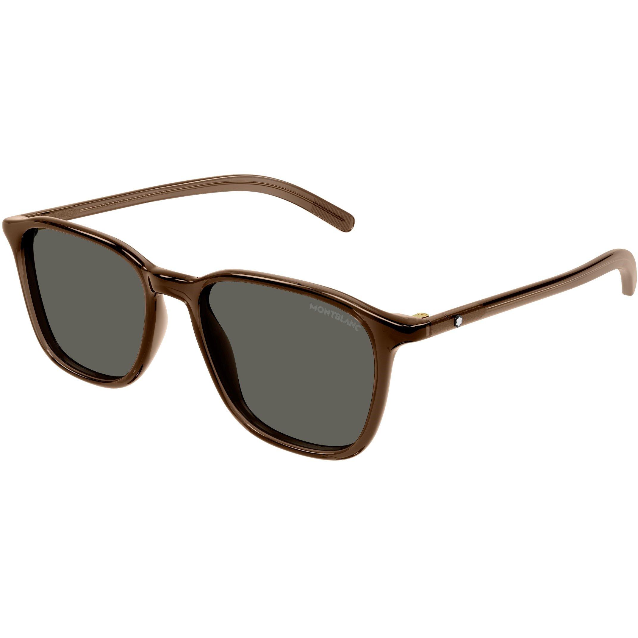 Brown/Grey - Montblanc - Wayfarer Sunglasses - 1