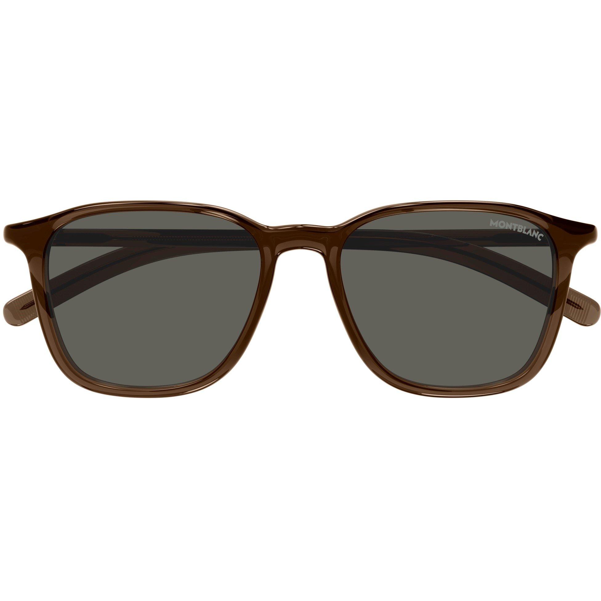 Brown/Grey - Montblanc - Wayfarer Sunglasses - 2