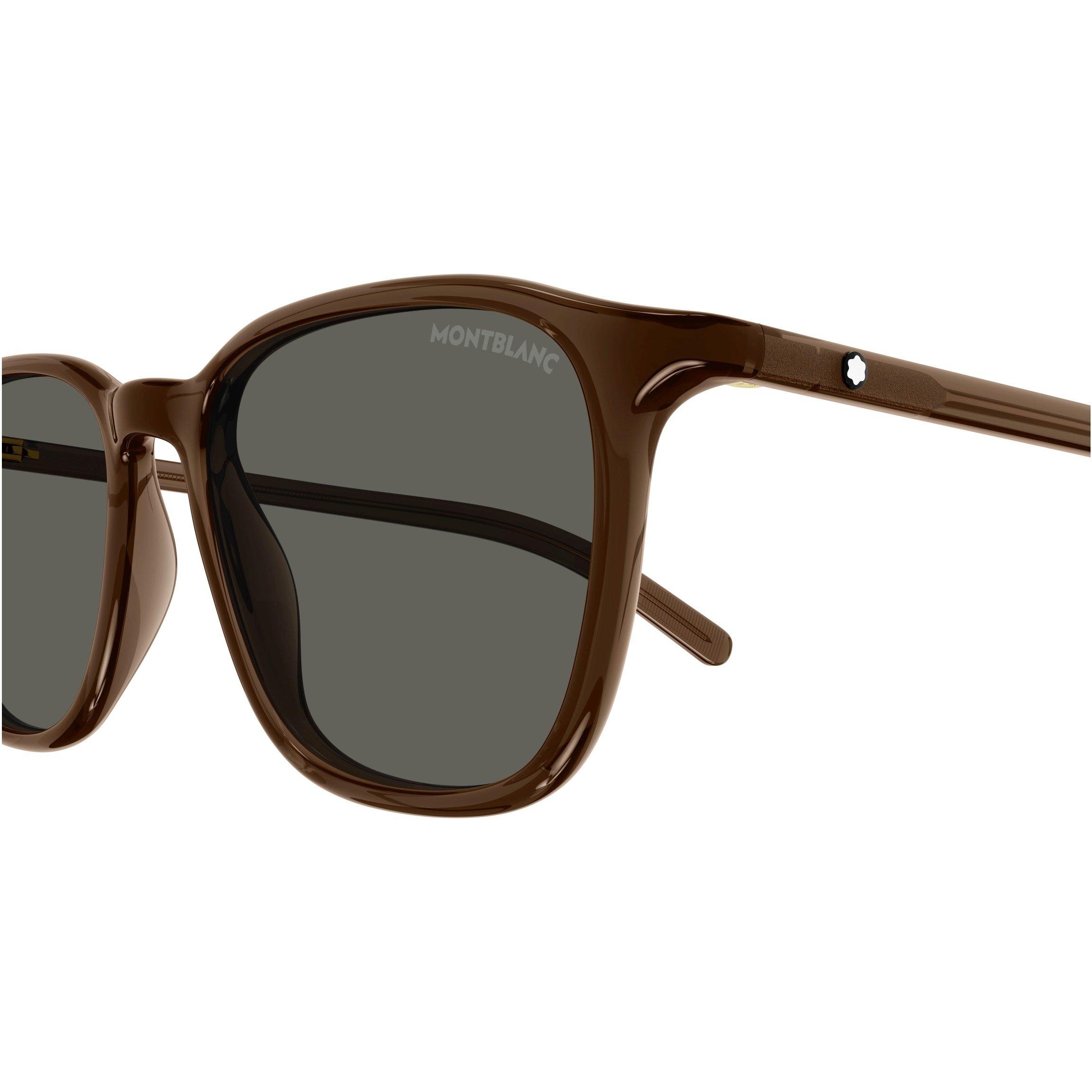 Brown/Grey - Montblanc - Wayfarer Sunglasses - 4