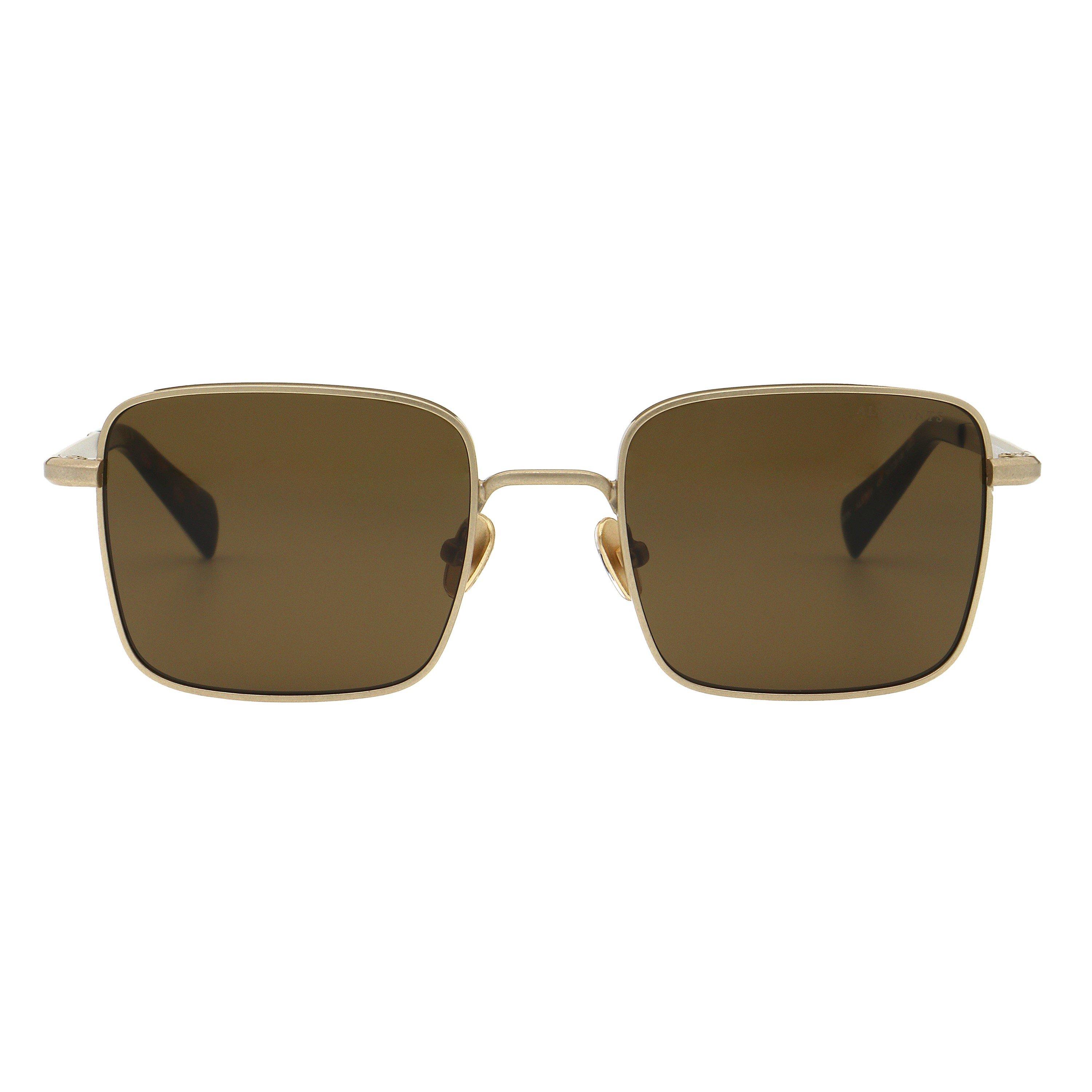 Gold - AllSaints - Men's All Aron Square Sunglasses - 1