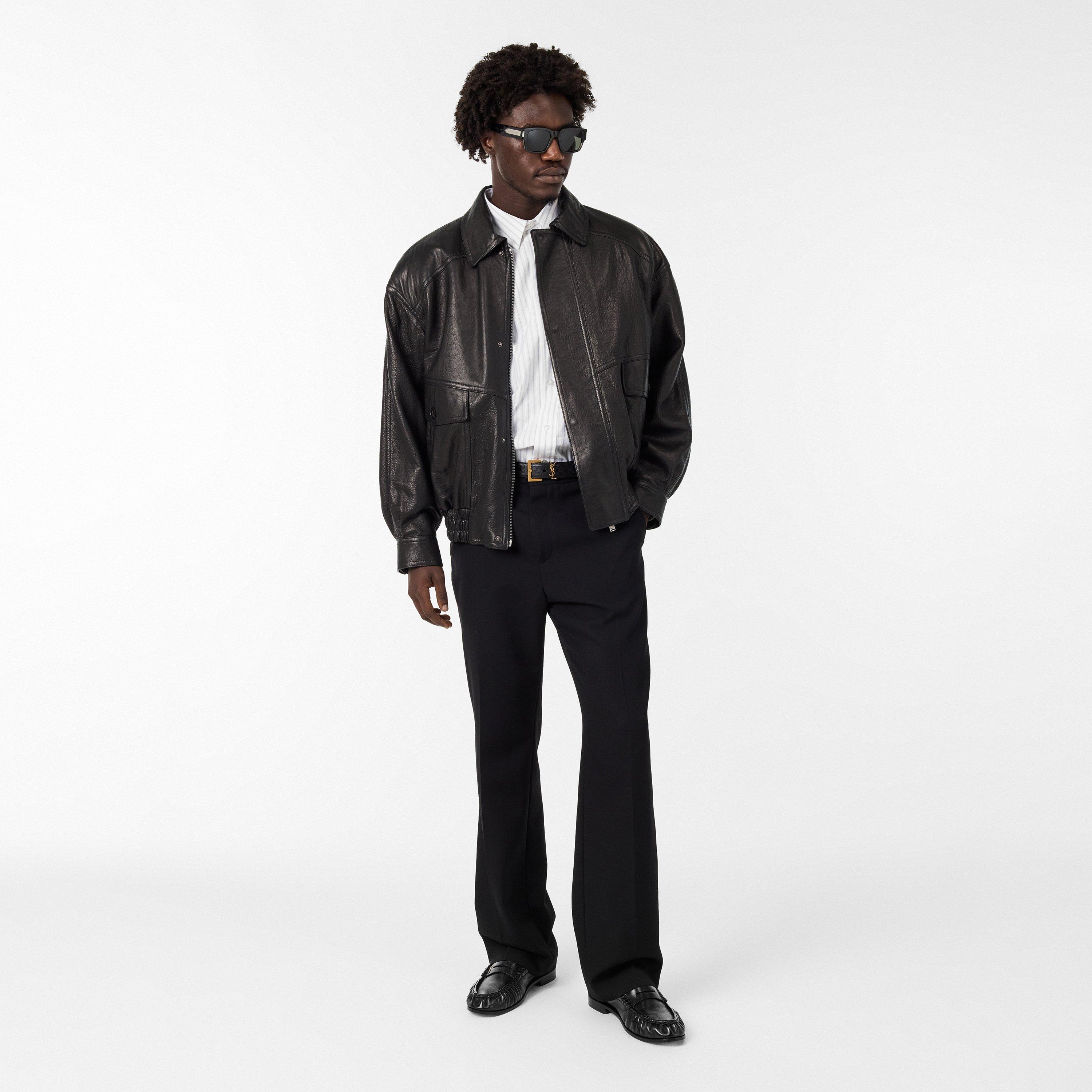 Black - Saint Laurent - Chunky Sunglasses - 4