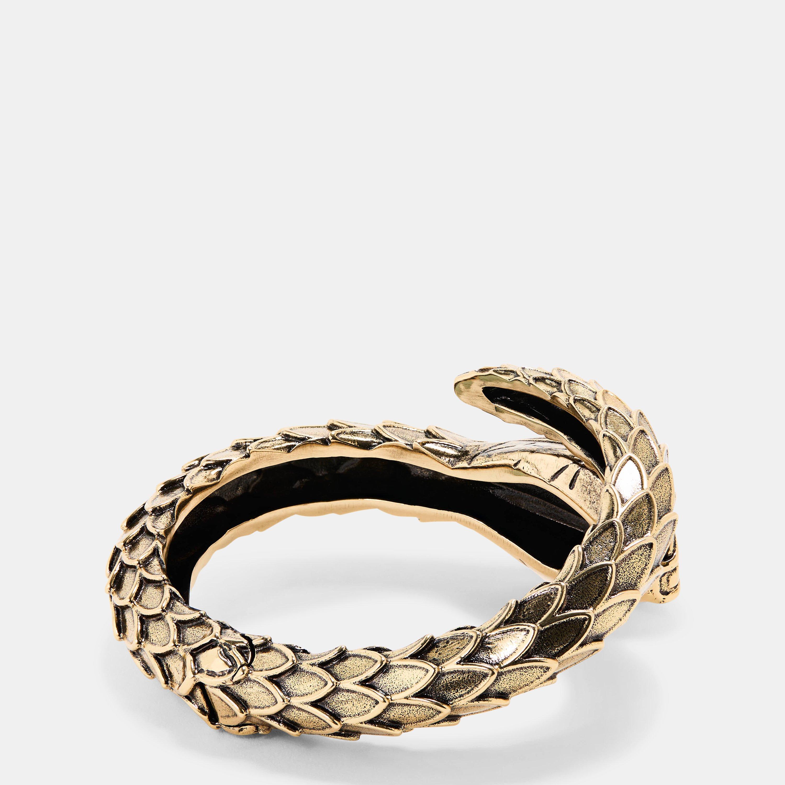 Vintage Gold - Chloe - Women's Snake Cuff Bracelet - 2