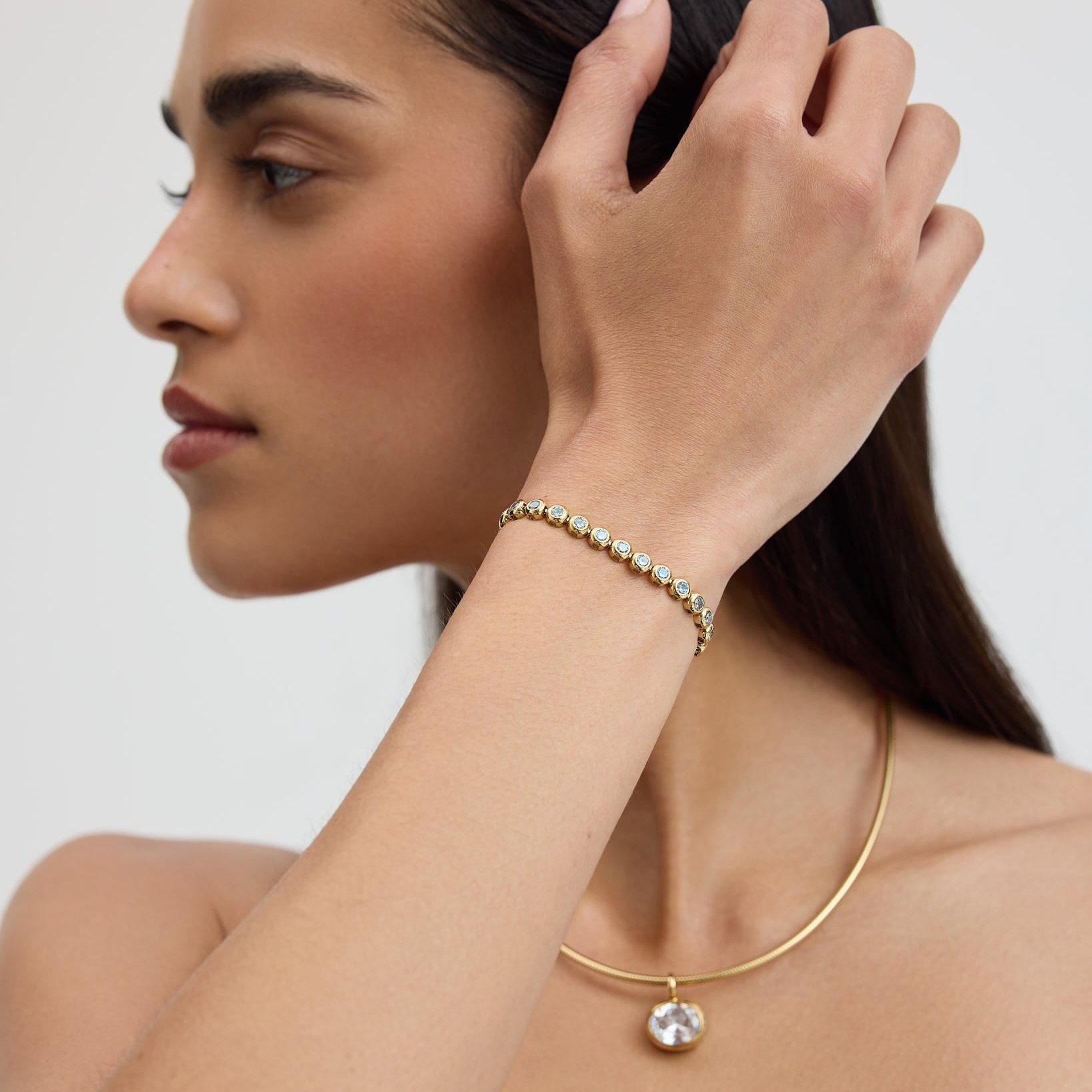 Gold - D.Louise - D.Louis Bezel Tennis Ld64 - 2