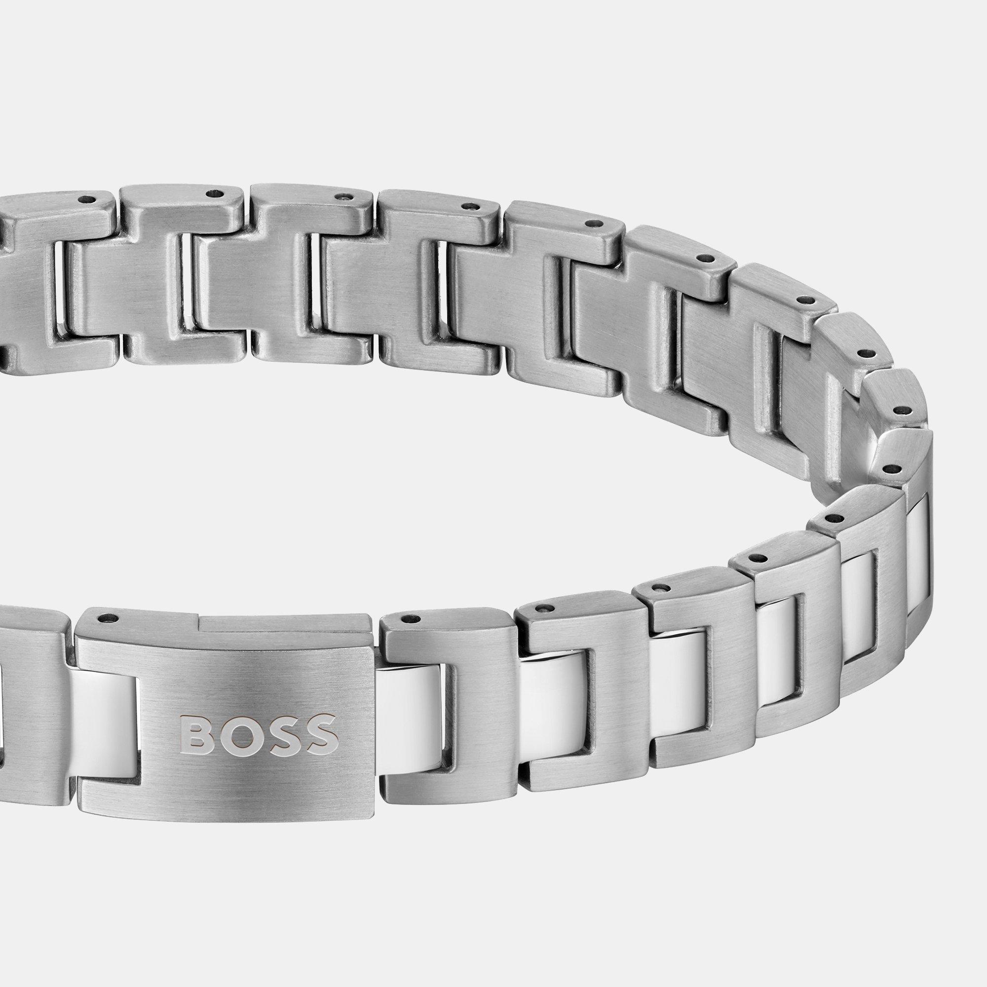 Silver - Boss - Gents BOSS Candor Bracelet - 2