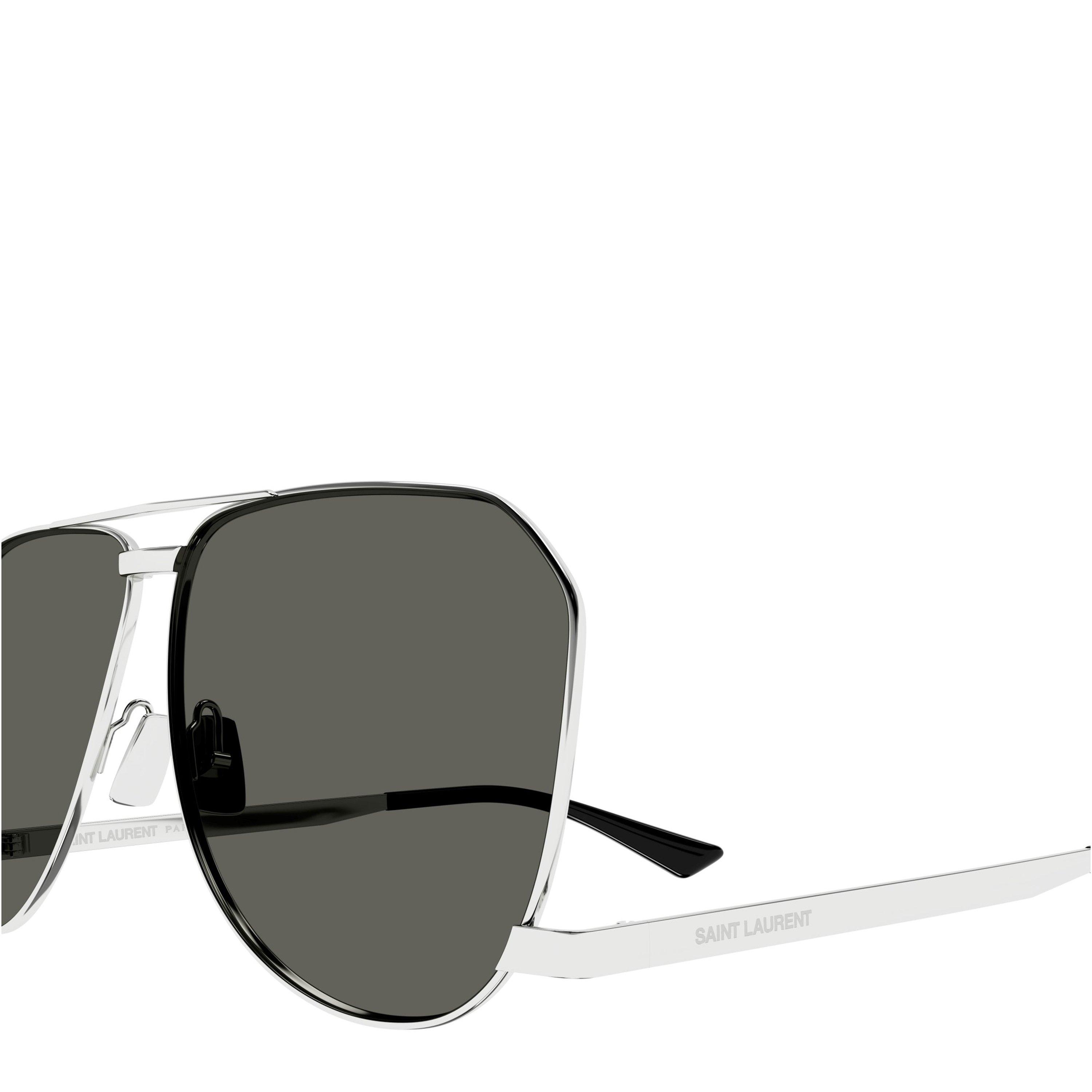 Silver - Saint Laurent - Dust Aviator Sunglasses - 4