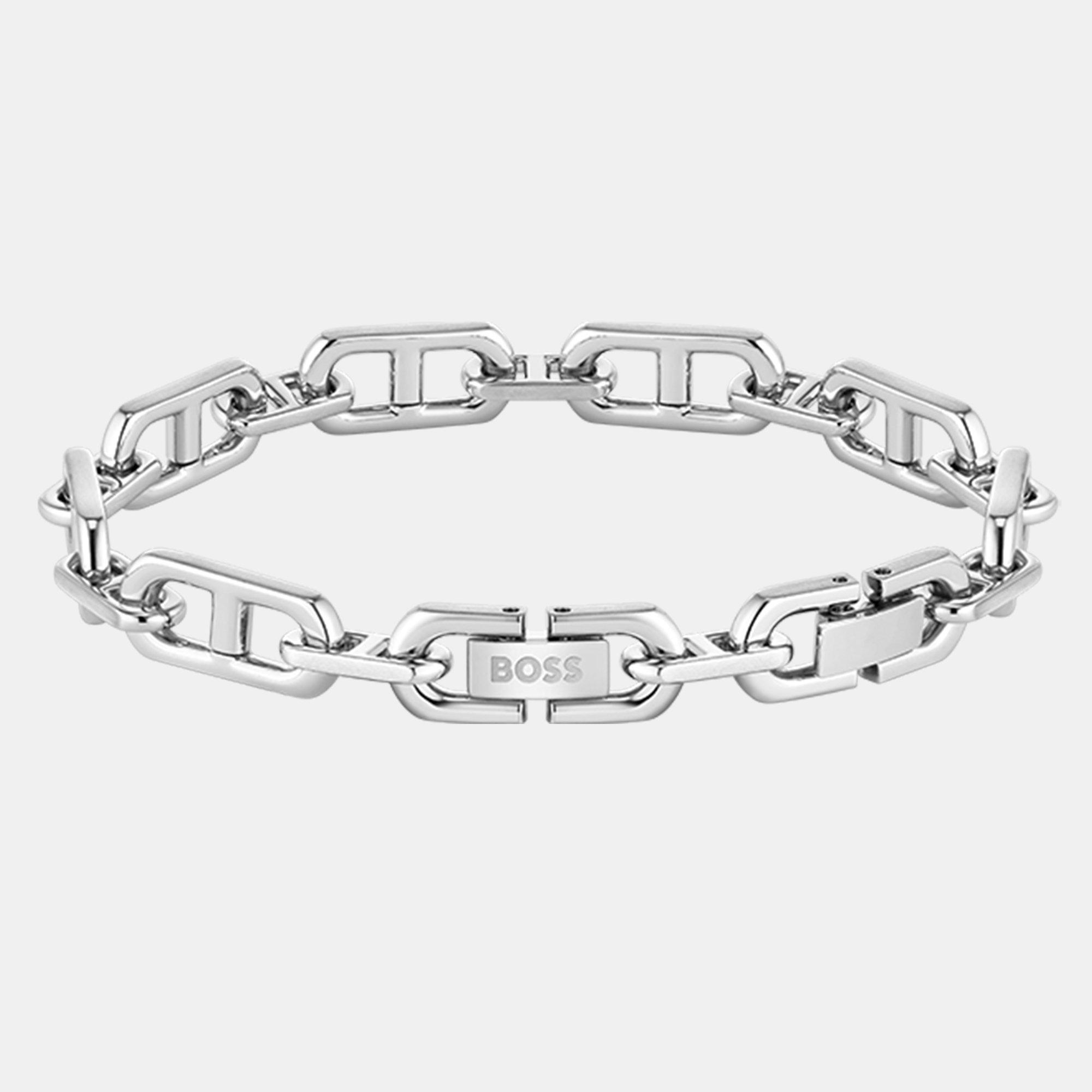 Boss Gents BOSS Kode Chain Stainless Steel Bracelet - Silver