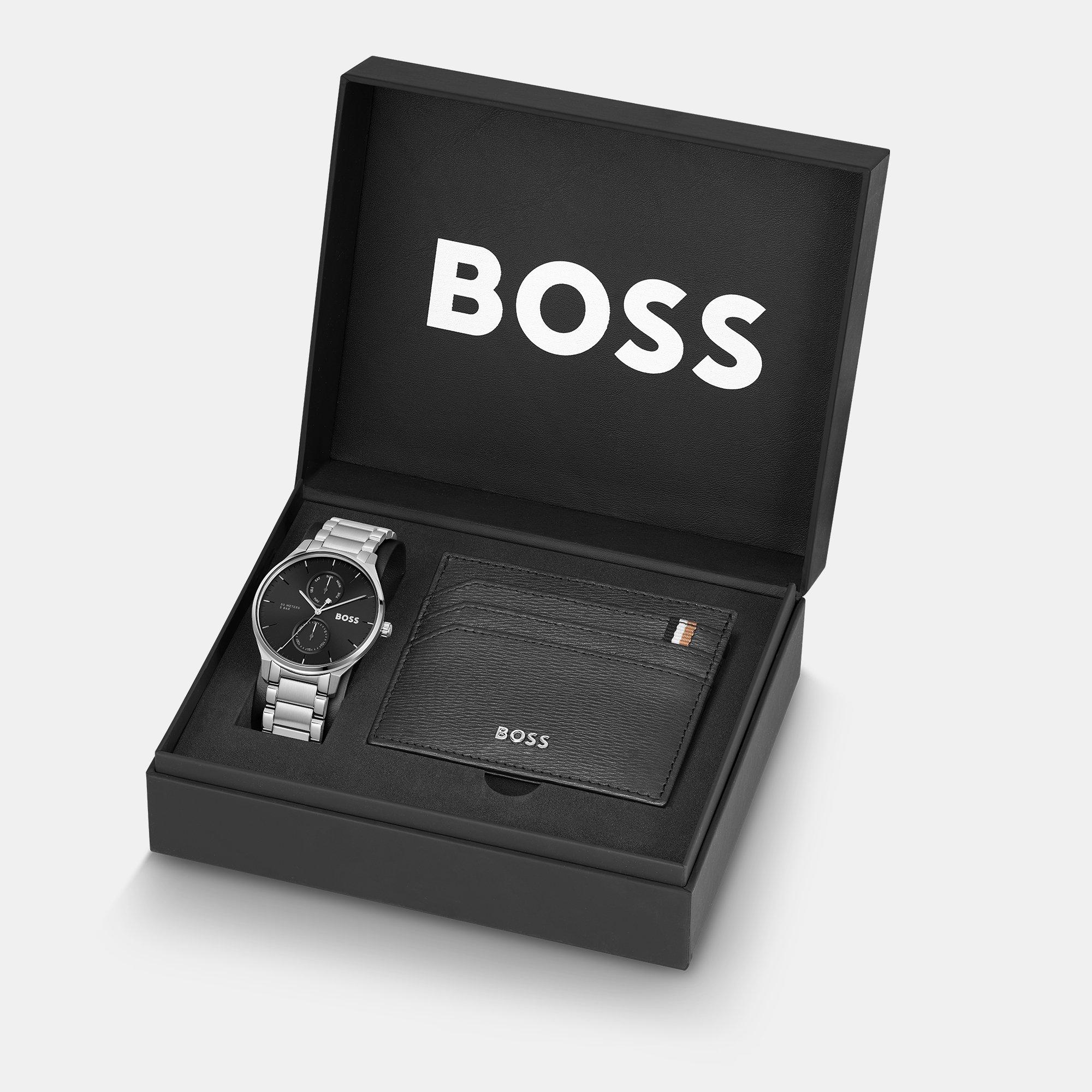Boss Gents BOSS Tyler A Watch and Card Holder Gift Set