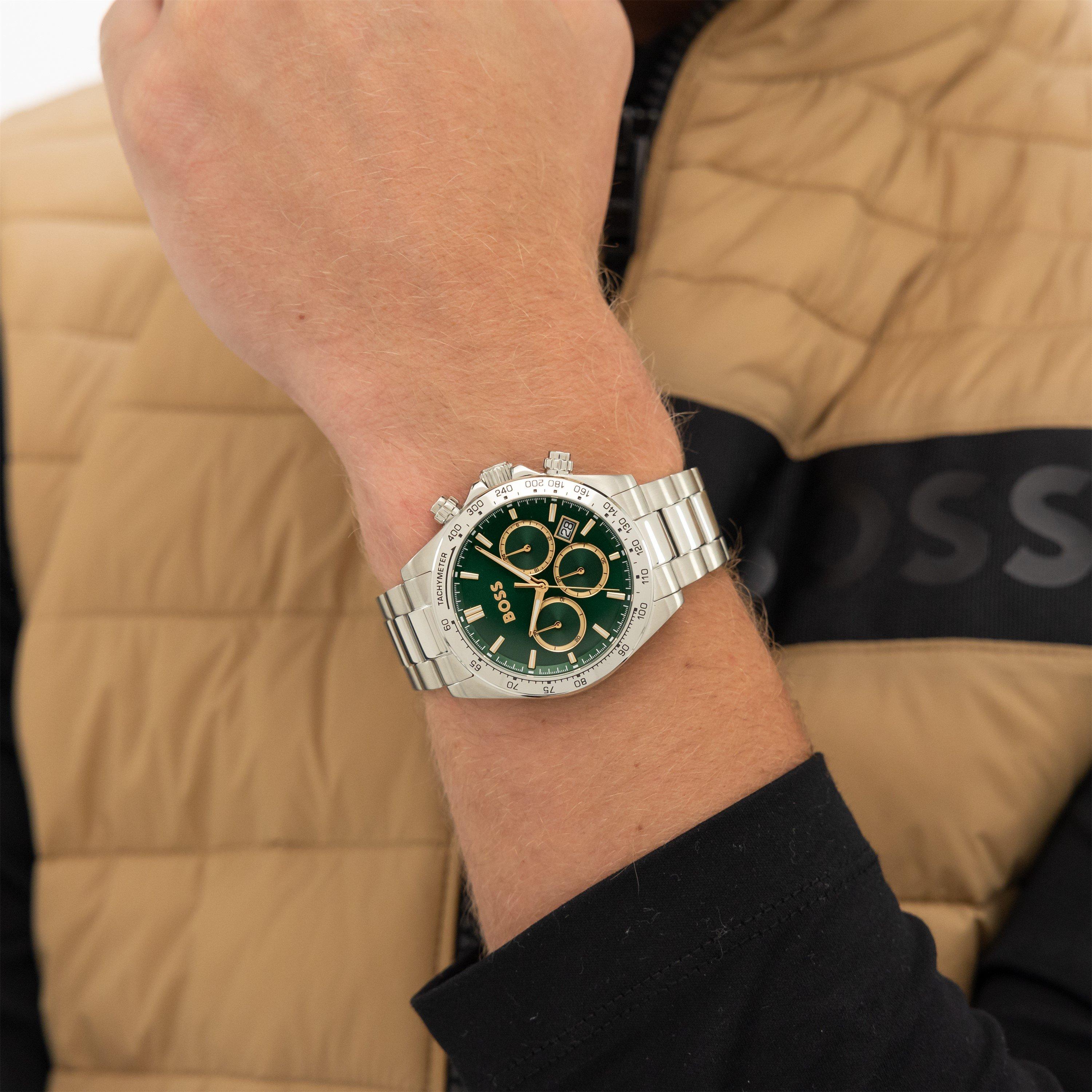 Silver - Boss - Gents BOSS Hero Bracelet Watch - 5