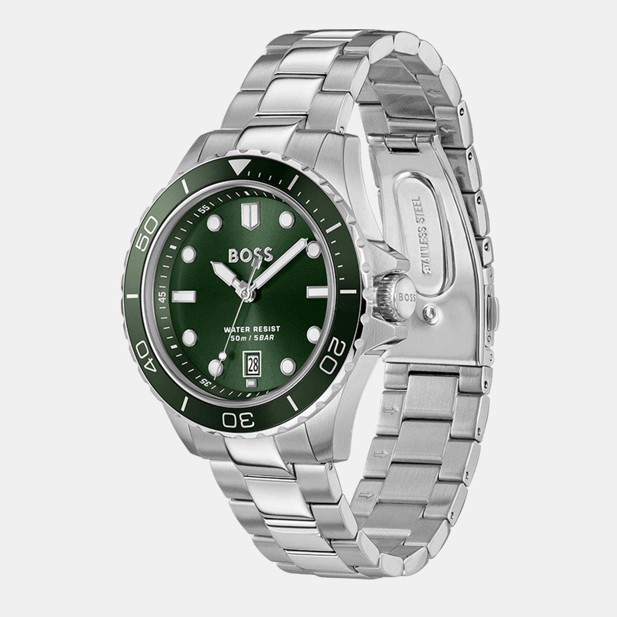 Silver - Boss - Gents BOSS Troper Sport Bracelet Watch - 2