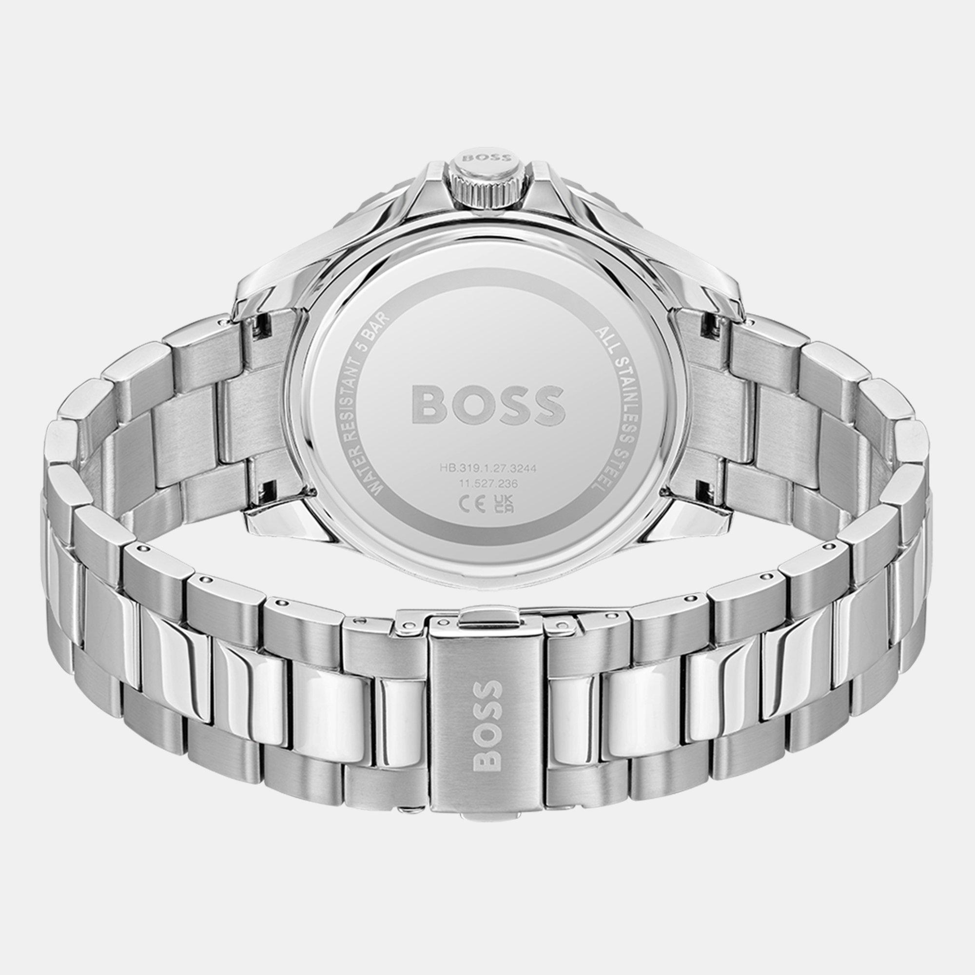 Silver - Boss - Gents BOSS Troper Sport Bracelet Watch - 3