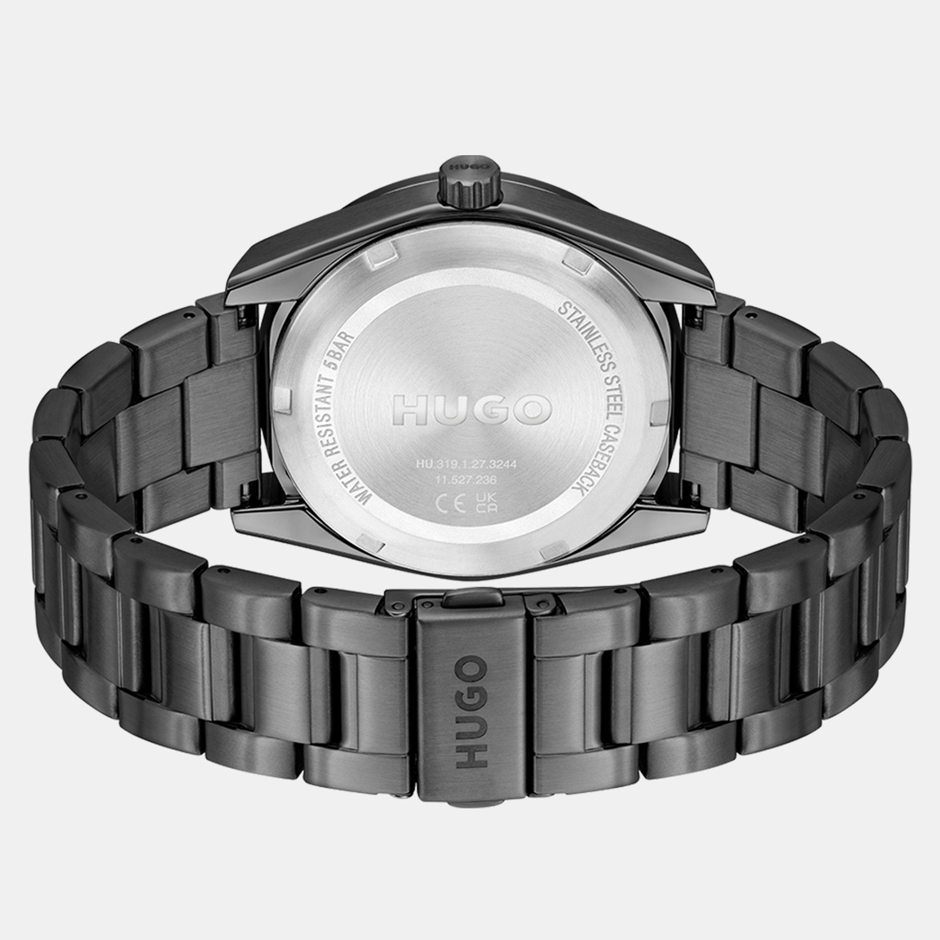 Black - Hugo - Gents HUGO #BRIGHT SPORT Bracelet Watch - 2