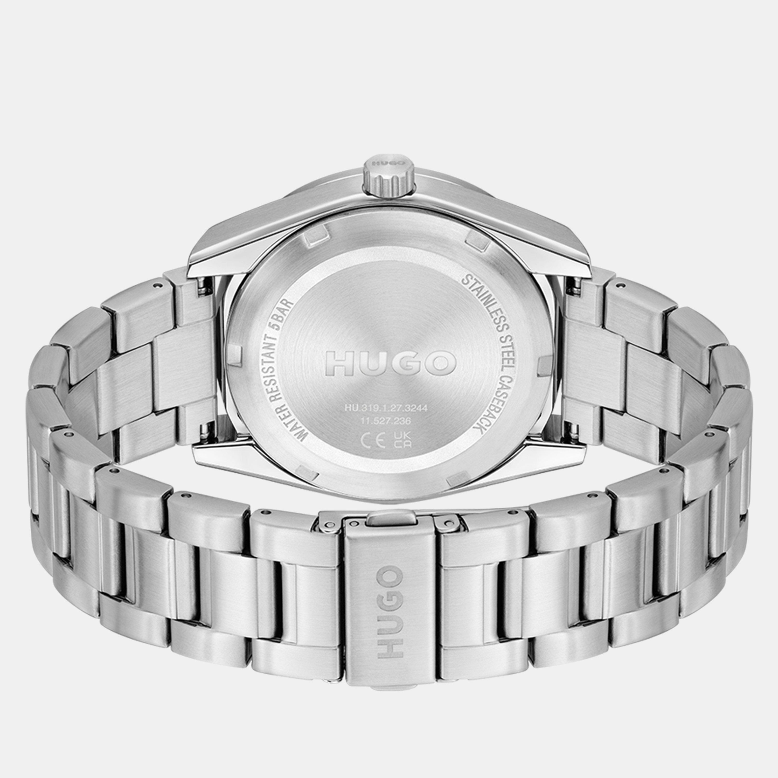 Silver - Hugo - Gents HUGO #BRIGHT SPORT Bracelet Watch - 2