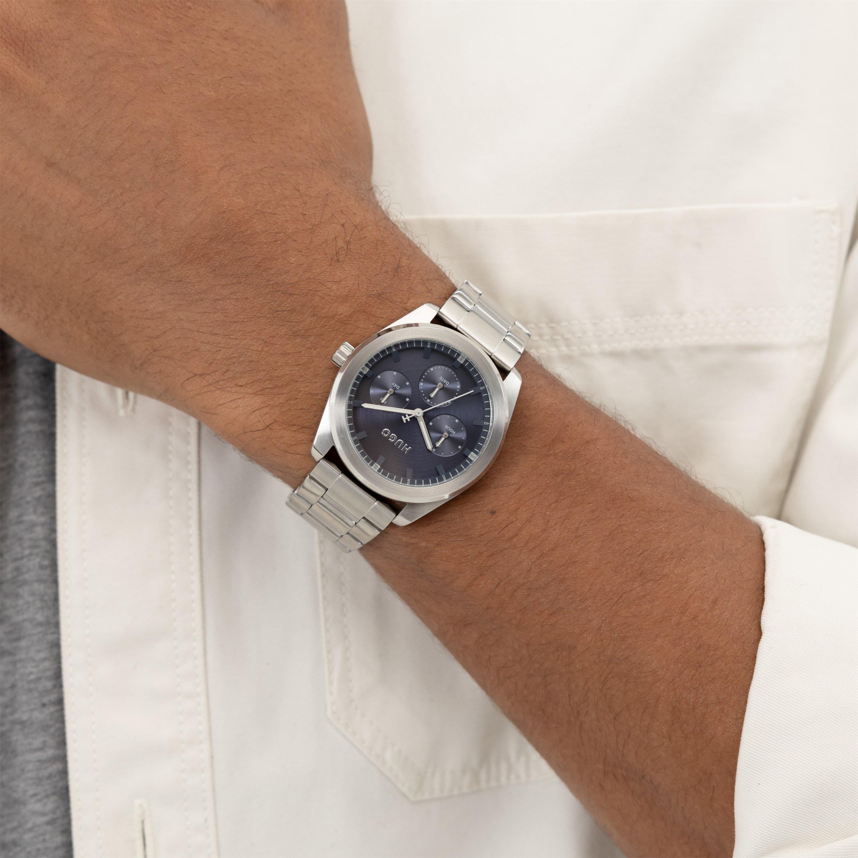 Silver - Hugo - Gents HUGO #BRIGHT SPORT Bracelet Watch - 3