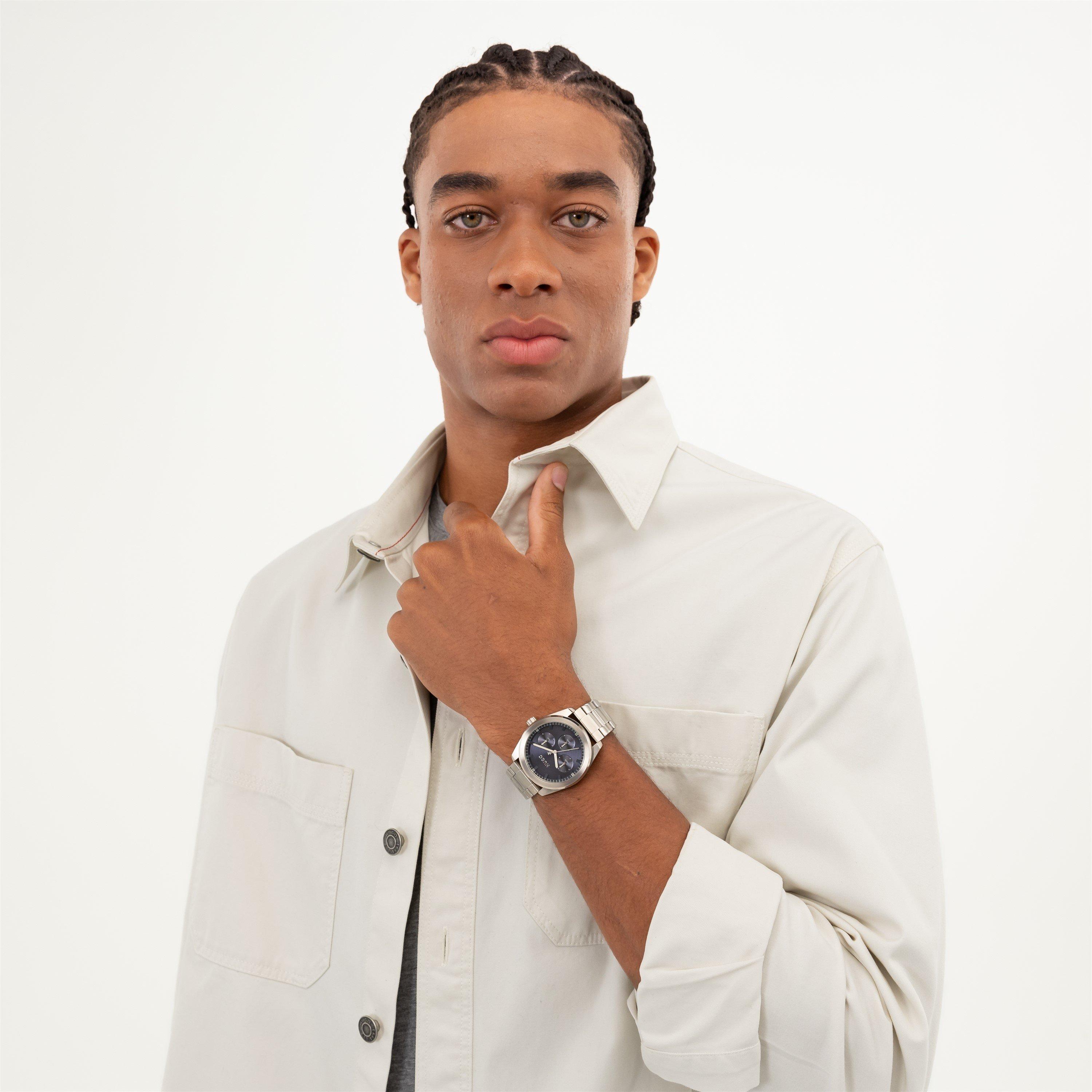 Silver - Hugo - Gents HUGO #BRIGHT SPORT Bracelet Watch - 6