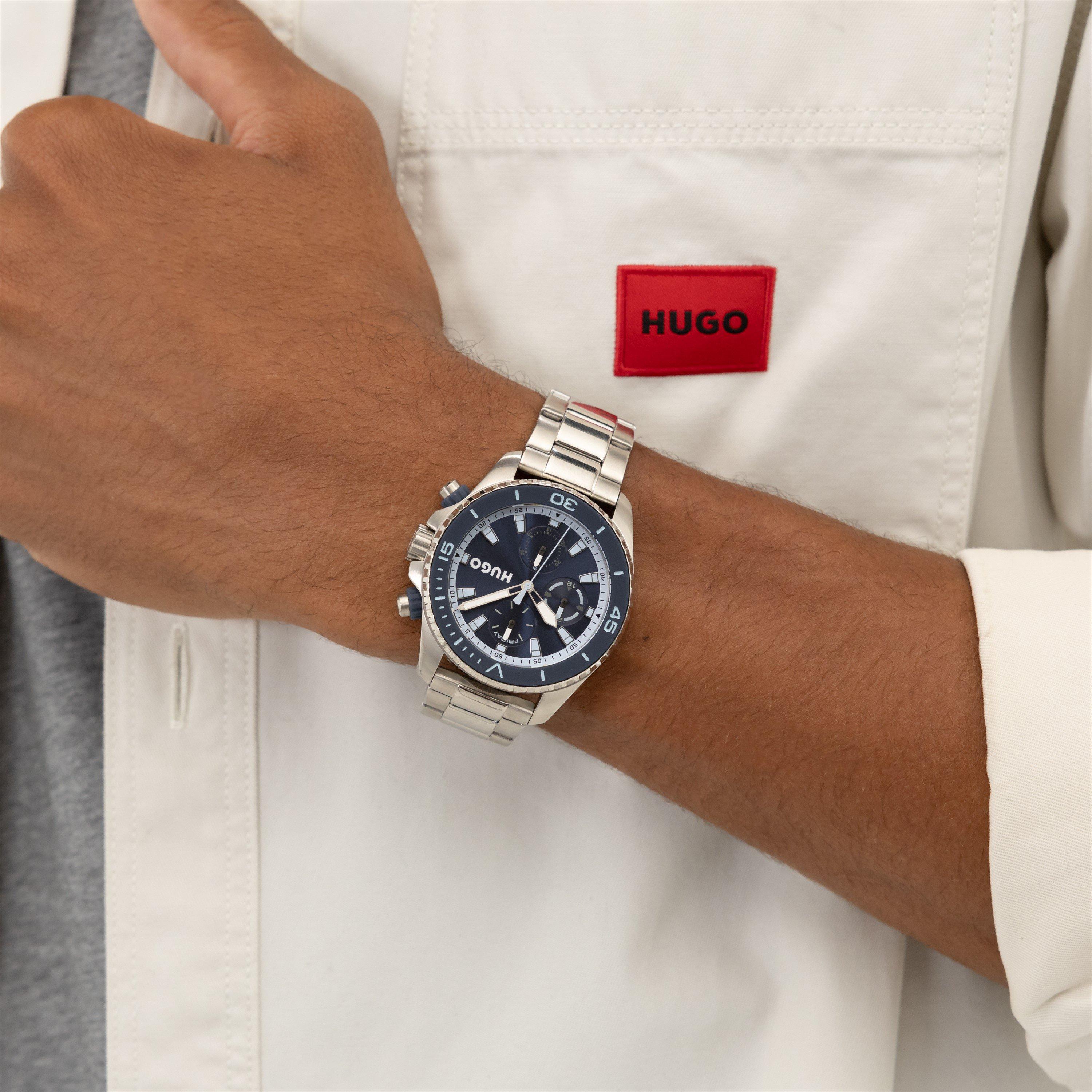 Silver - Hugo - Gents HUGO #DIVE Watch - 3