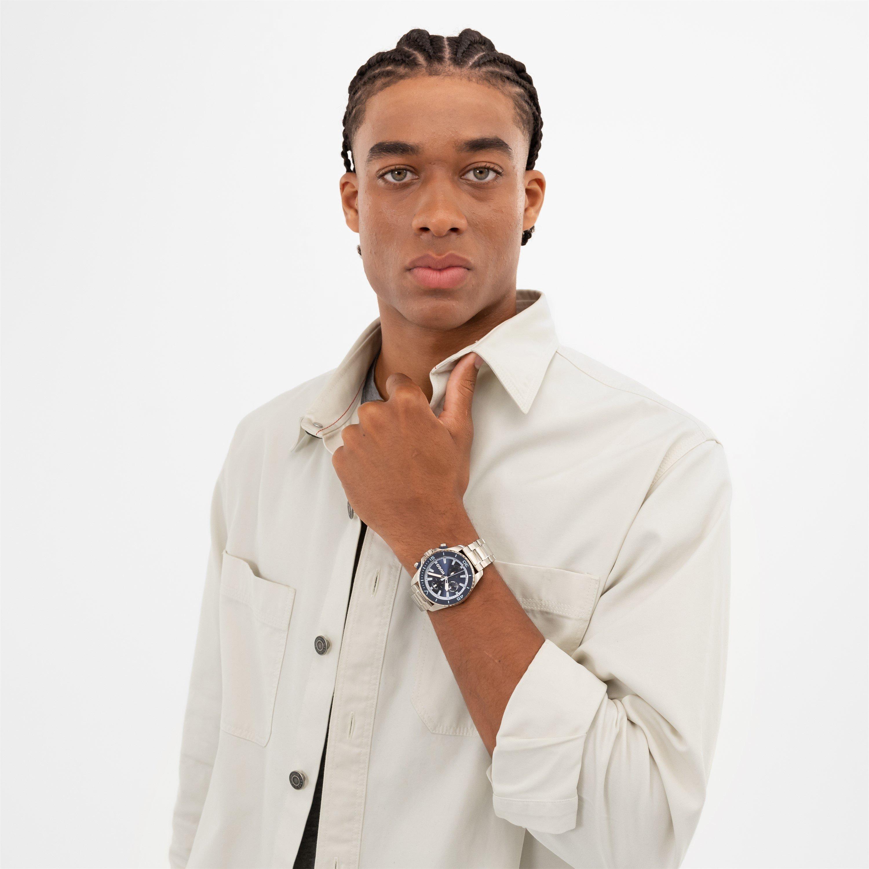 Silver - Hugo - Gents HUGO #DIVE Watch - 7