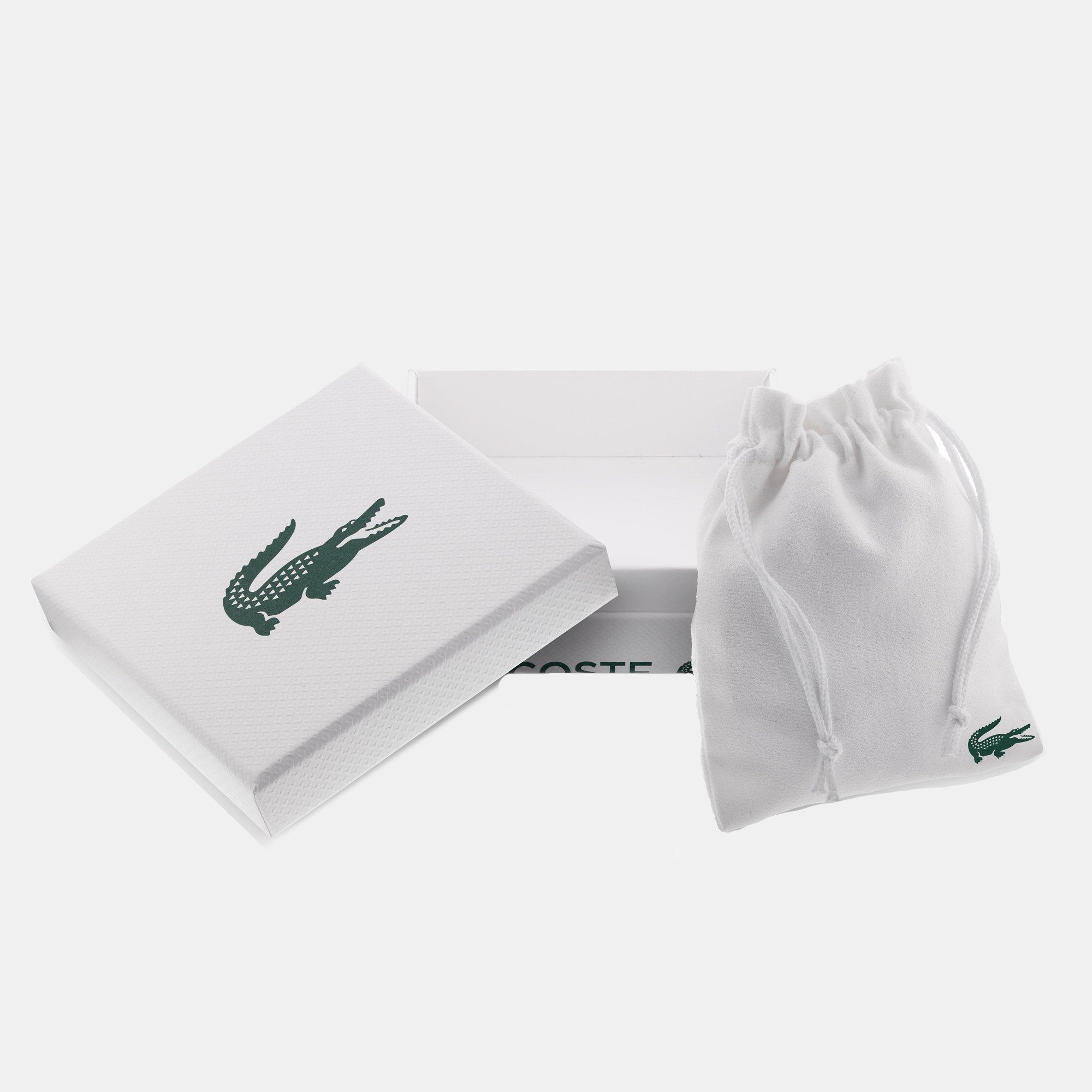 Prata - Lacoste - Mens Arthor Crocodile Curb Chain Bracelet - 5