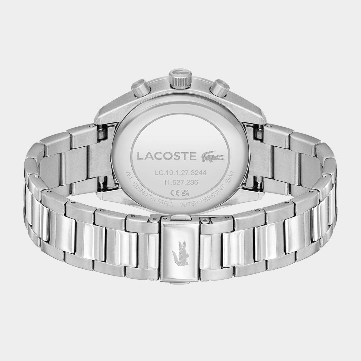 Silver - Lacoste - Lacoste Mens Boston Stainless Steel Chronograph Watch - 2