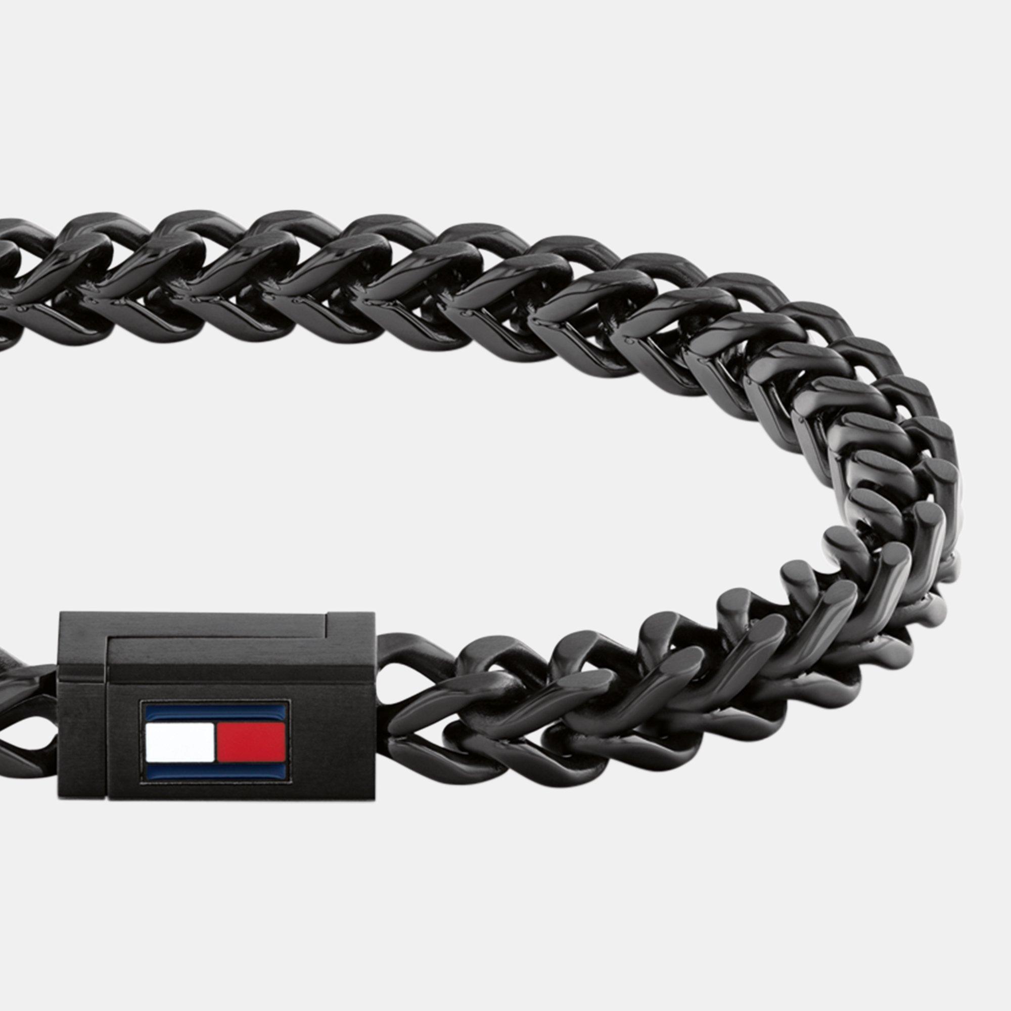 Black - Tommy Hilfiger - Men’s Chain Bracelet - 2
