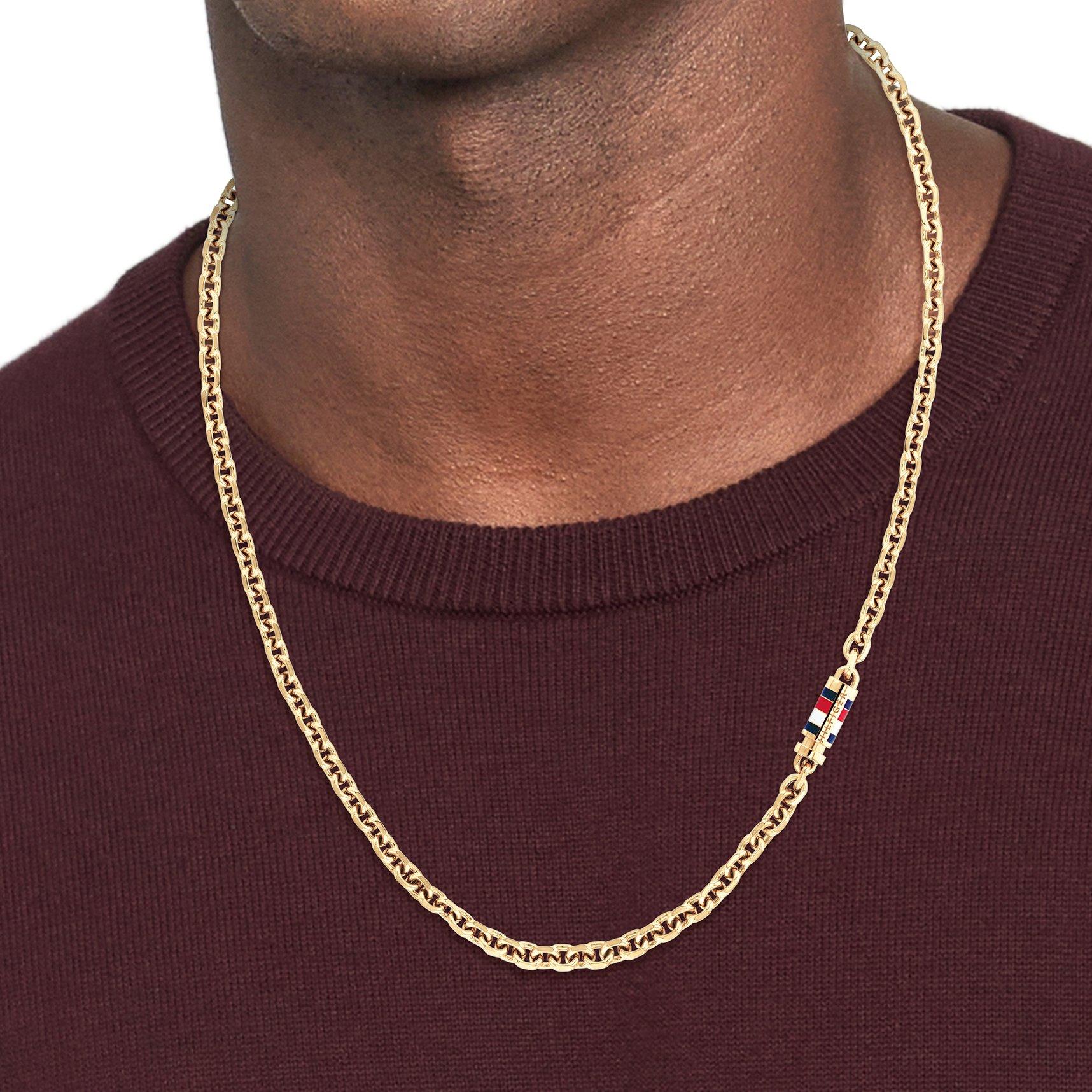Gold - Tommy Hilfiger - Men’s Chain Necklace - 3