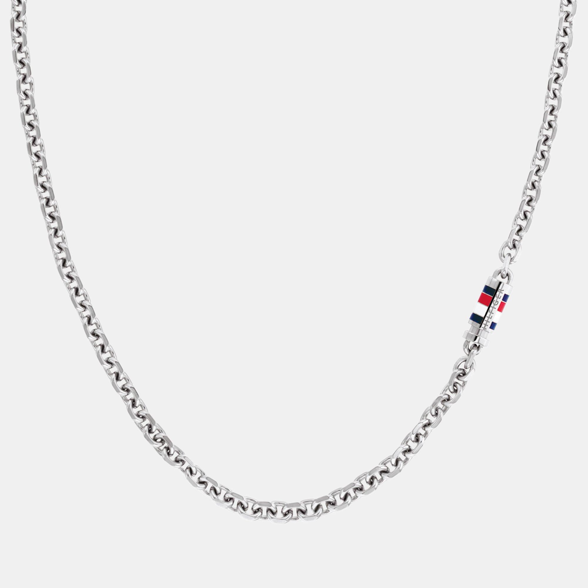 Silver - Tommy Hilfiger - Tommy Hilfiger Men’s Chain Necklace - 2