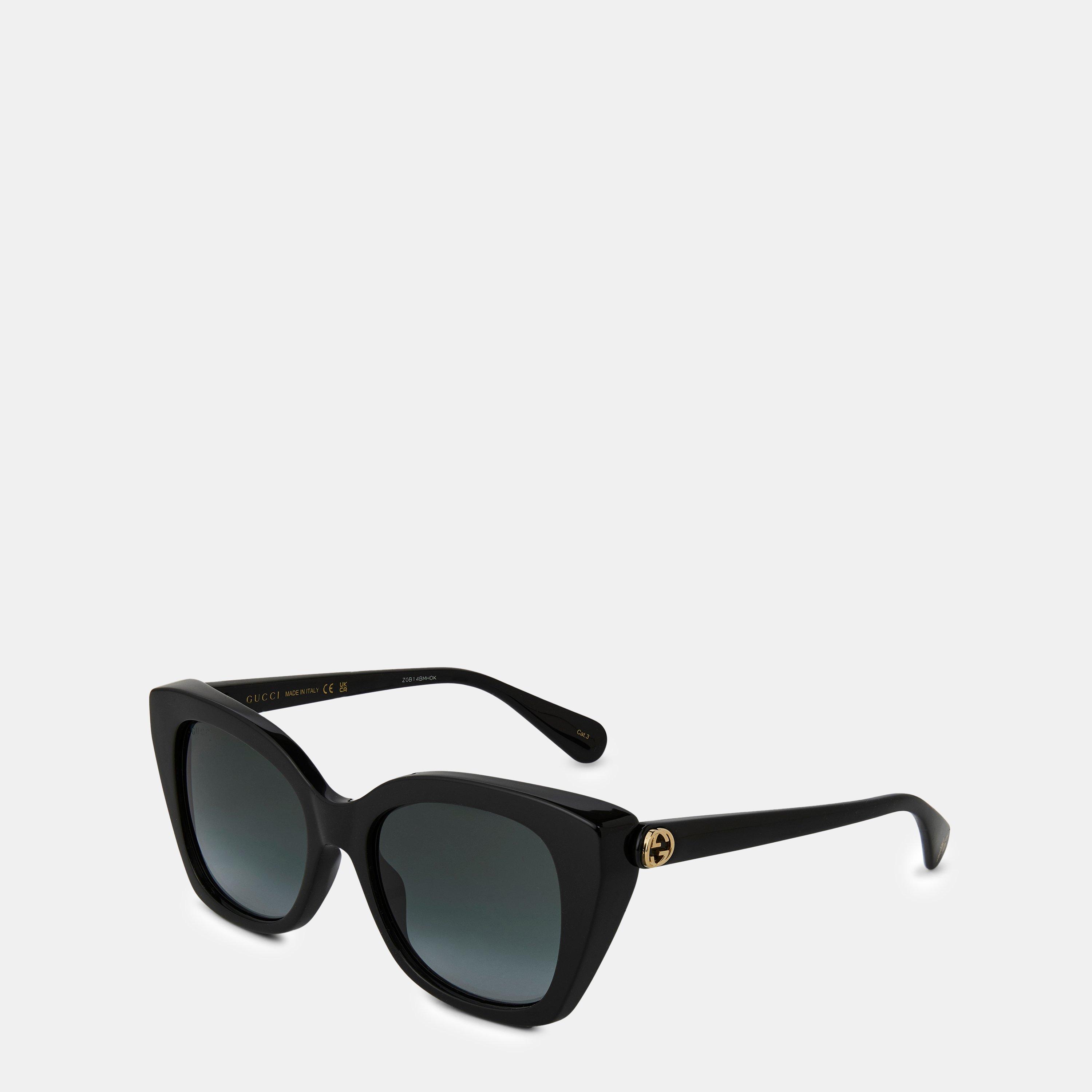 Black - Gucci - Cat-Eye Sunglasses - 1