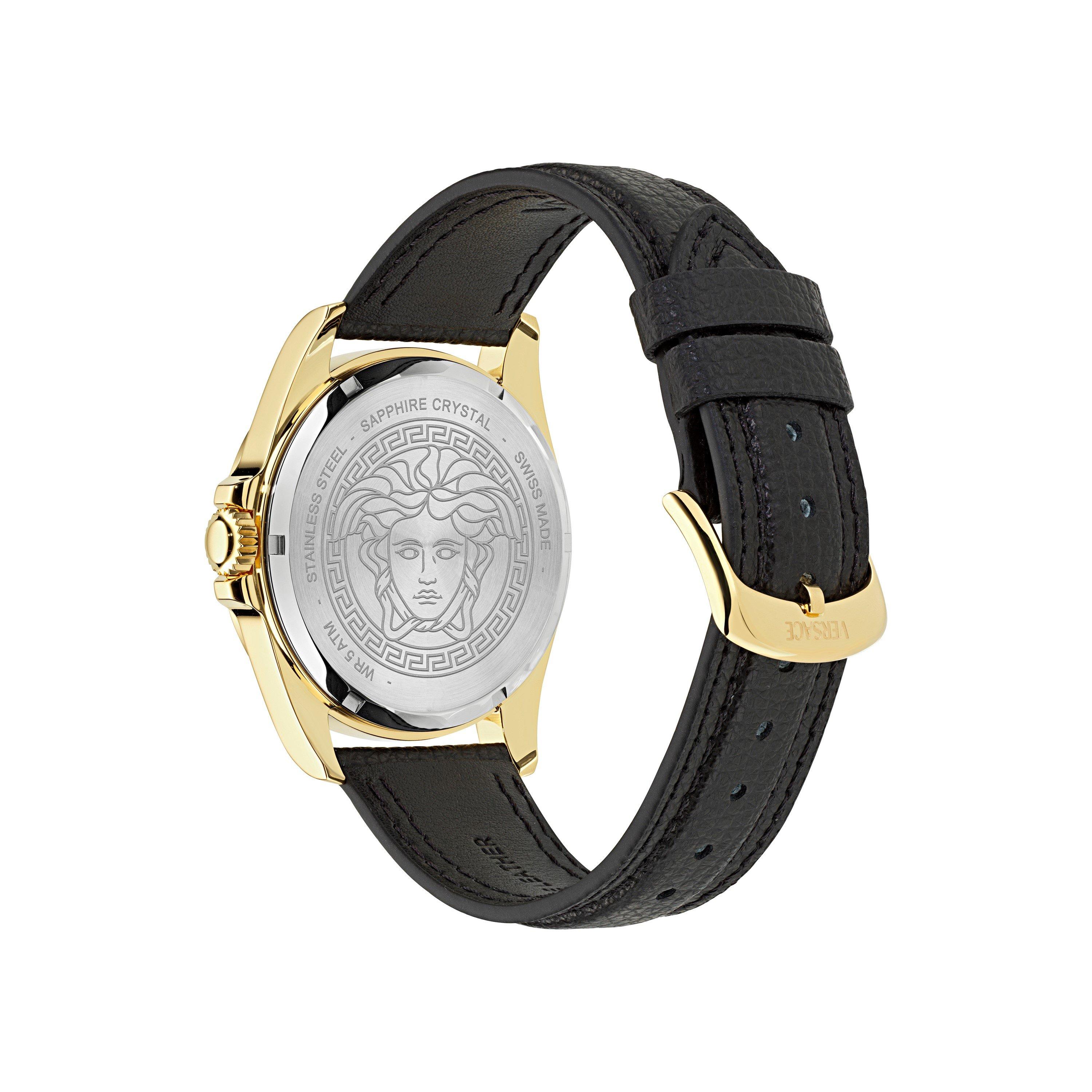 Black/Gold - Versace - Anteo Watch - 4