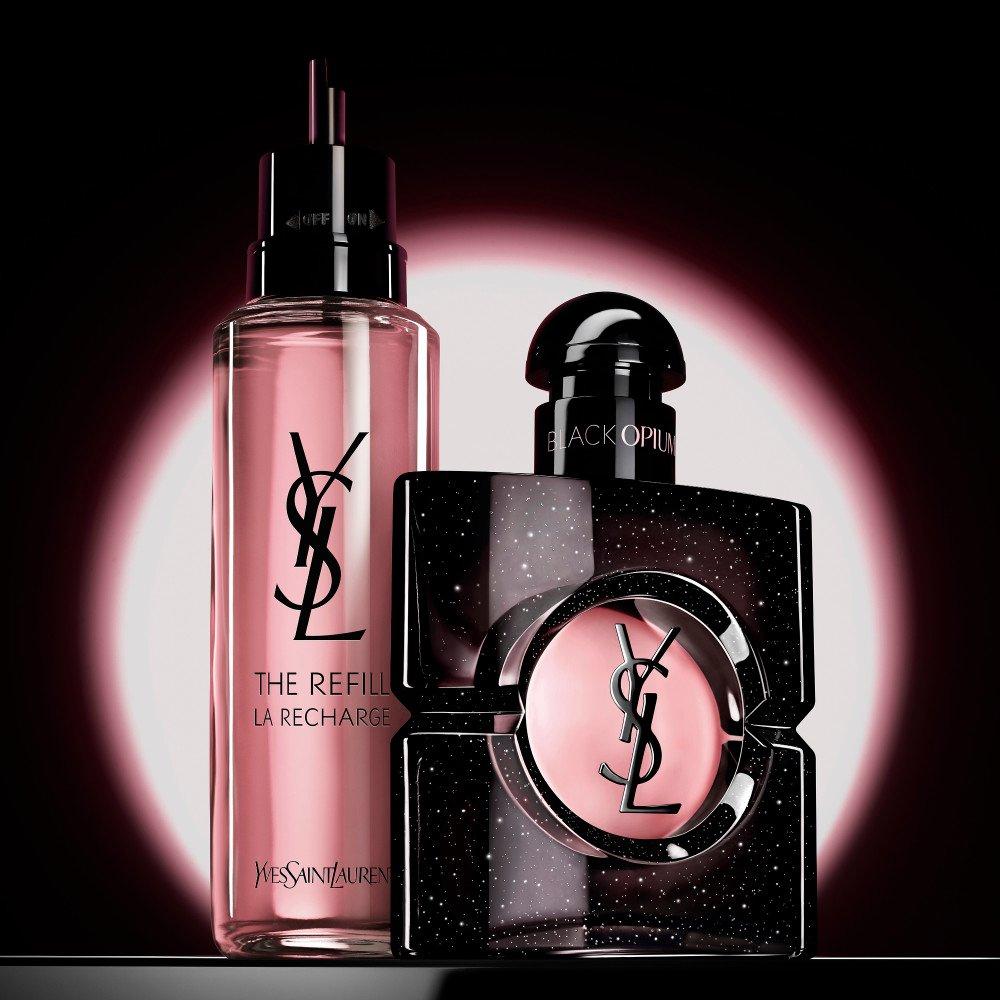 Clear - Yves Saint Laurent - YSL Black Opium Eau de Parfum Refill Ambery Floral Fragrance for Her with Coffee and Vanilla - 7