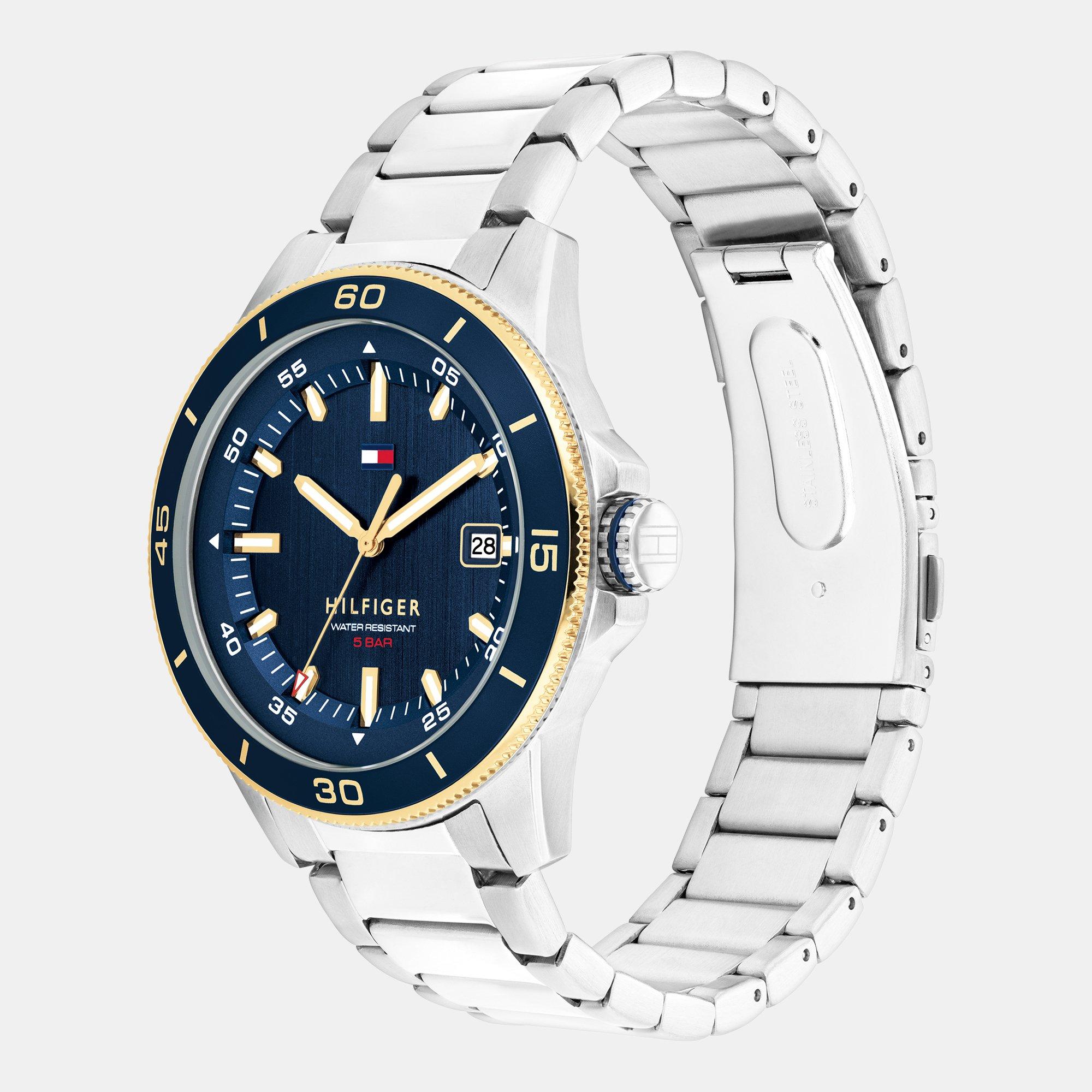 Silver - Tommy Hilfiger - Mens Stainless Steel Bracelet Watch - 2