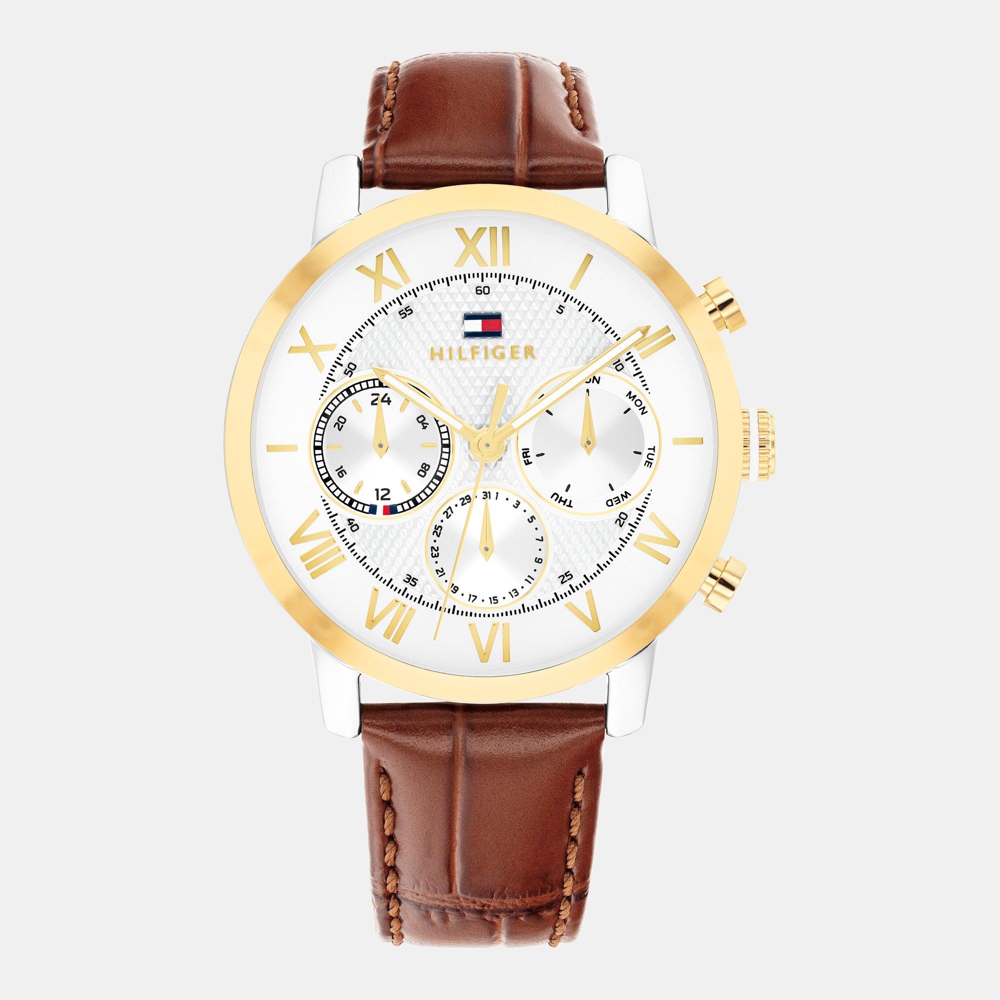 Tommy Hilfiger Men's Th- Oxford Watch - Gold