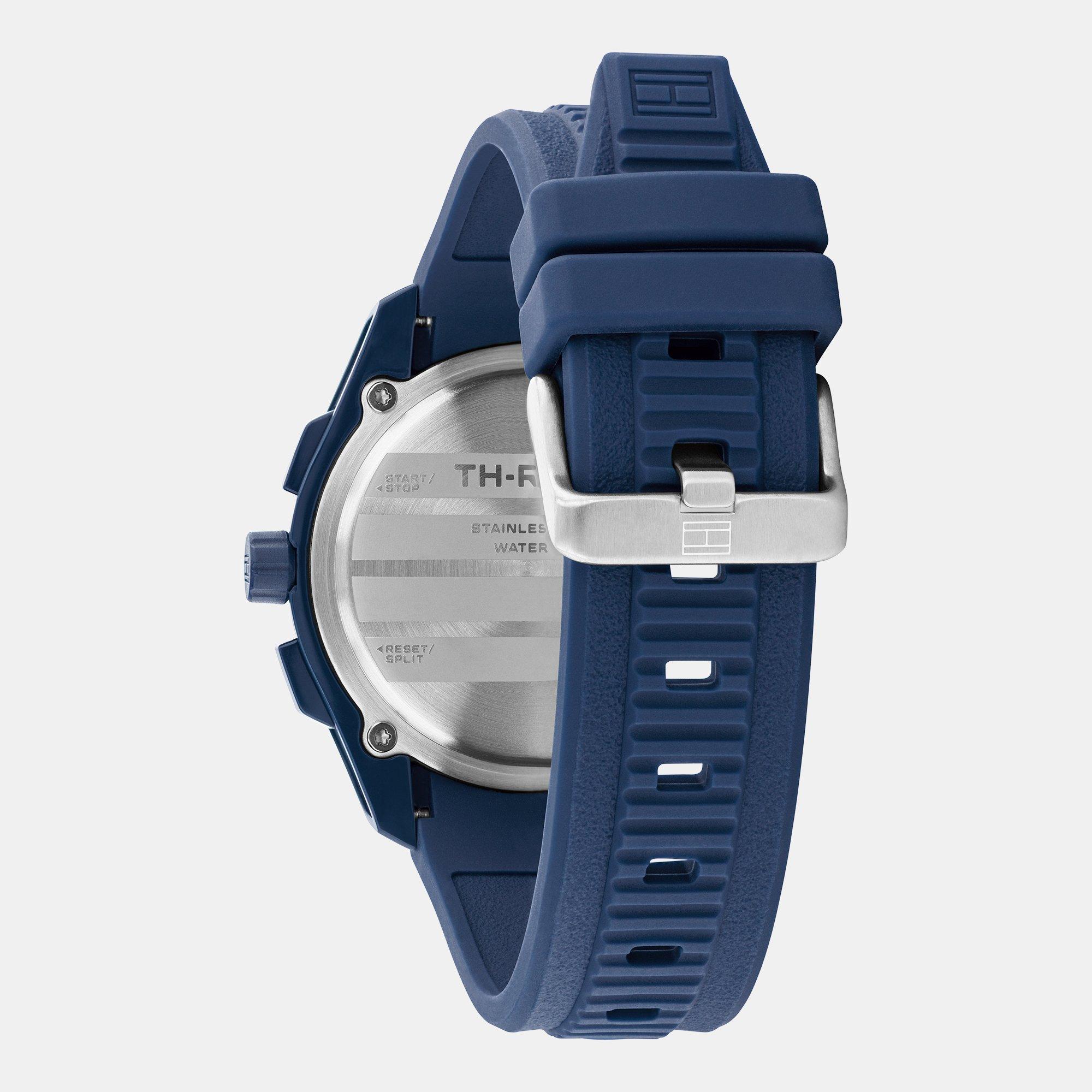 Blue - Tommy Hilfiger - Tommy Hilfiger Mens Regatta Silicone Watch - 2