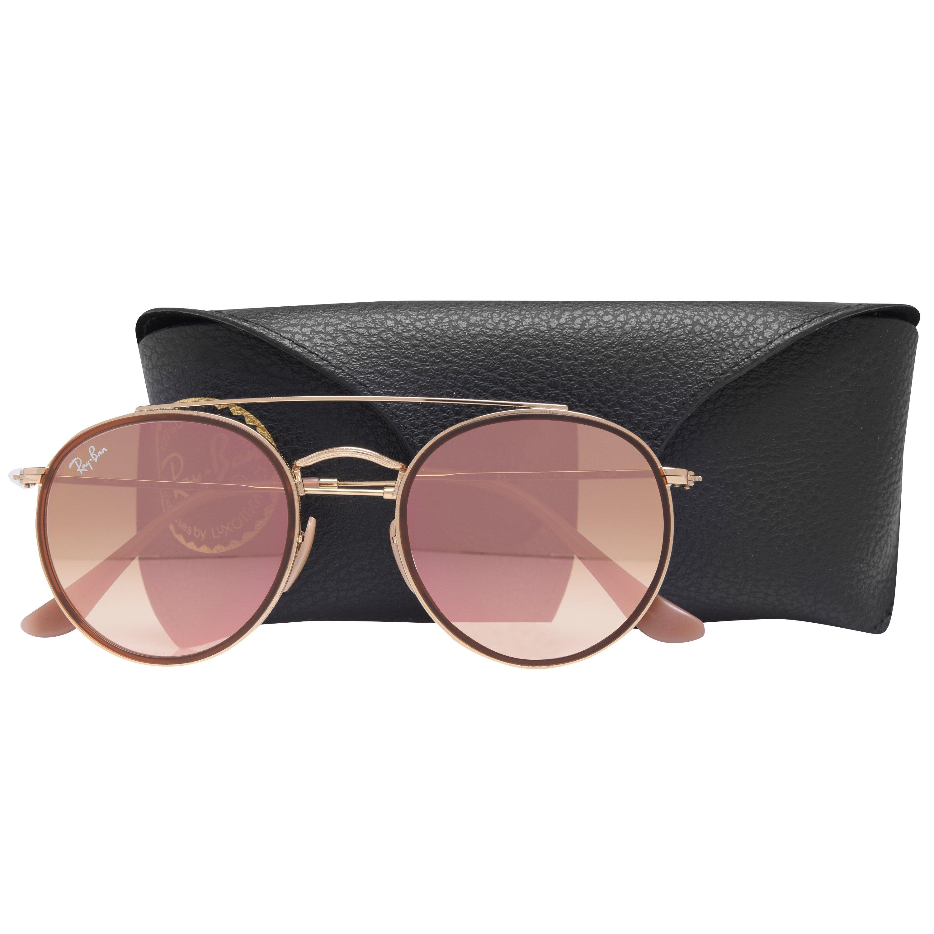 Pink 001/7O - Ray-Ban - Round Double Bridge Sunglasses - 5