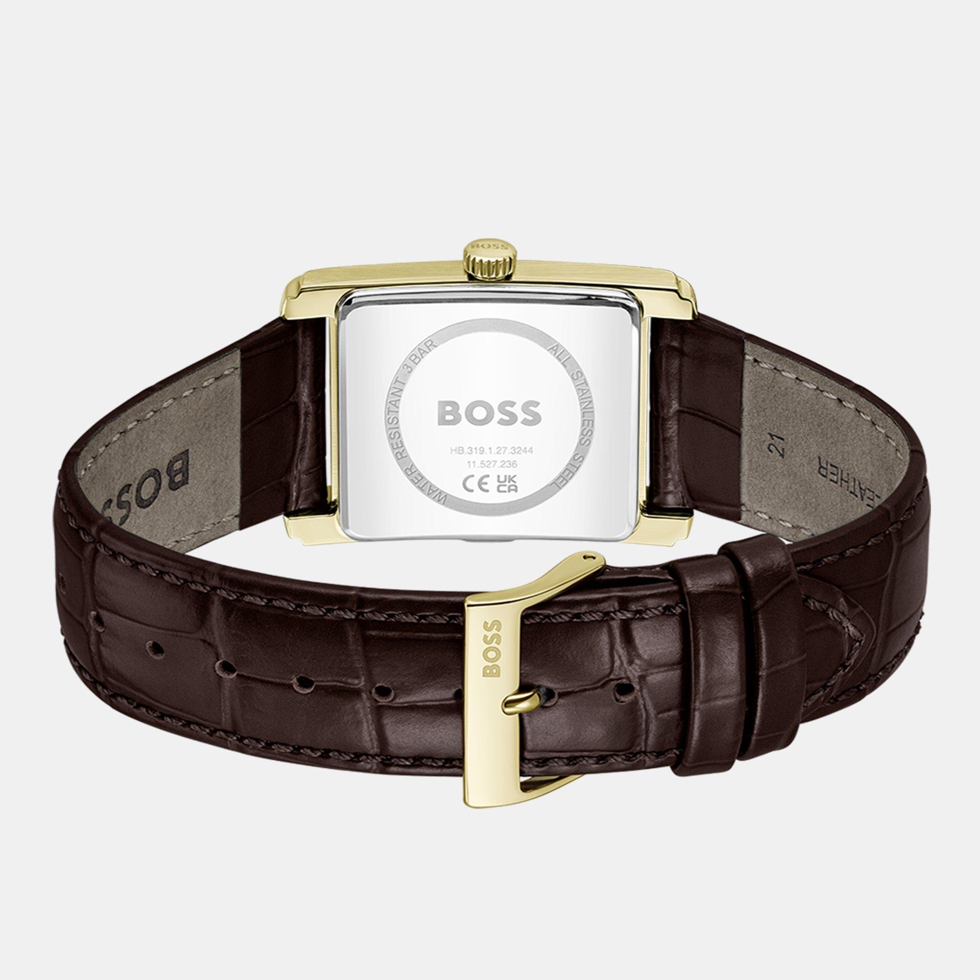 Brown - Boss - Gents BOSS Principle Dress Watch - 2