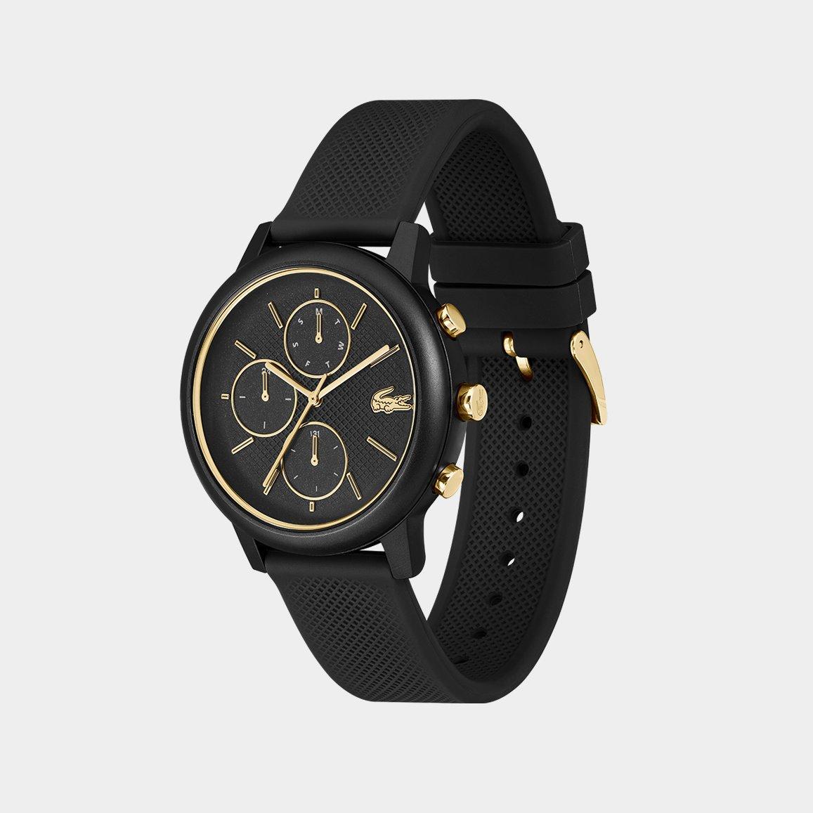 Black - Lacoste - Mens Lacoste.12.12 Move Multifunction Watch - 2