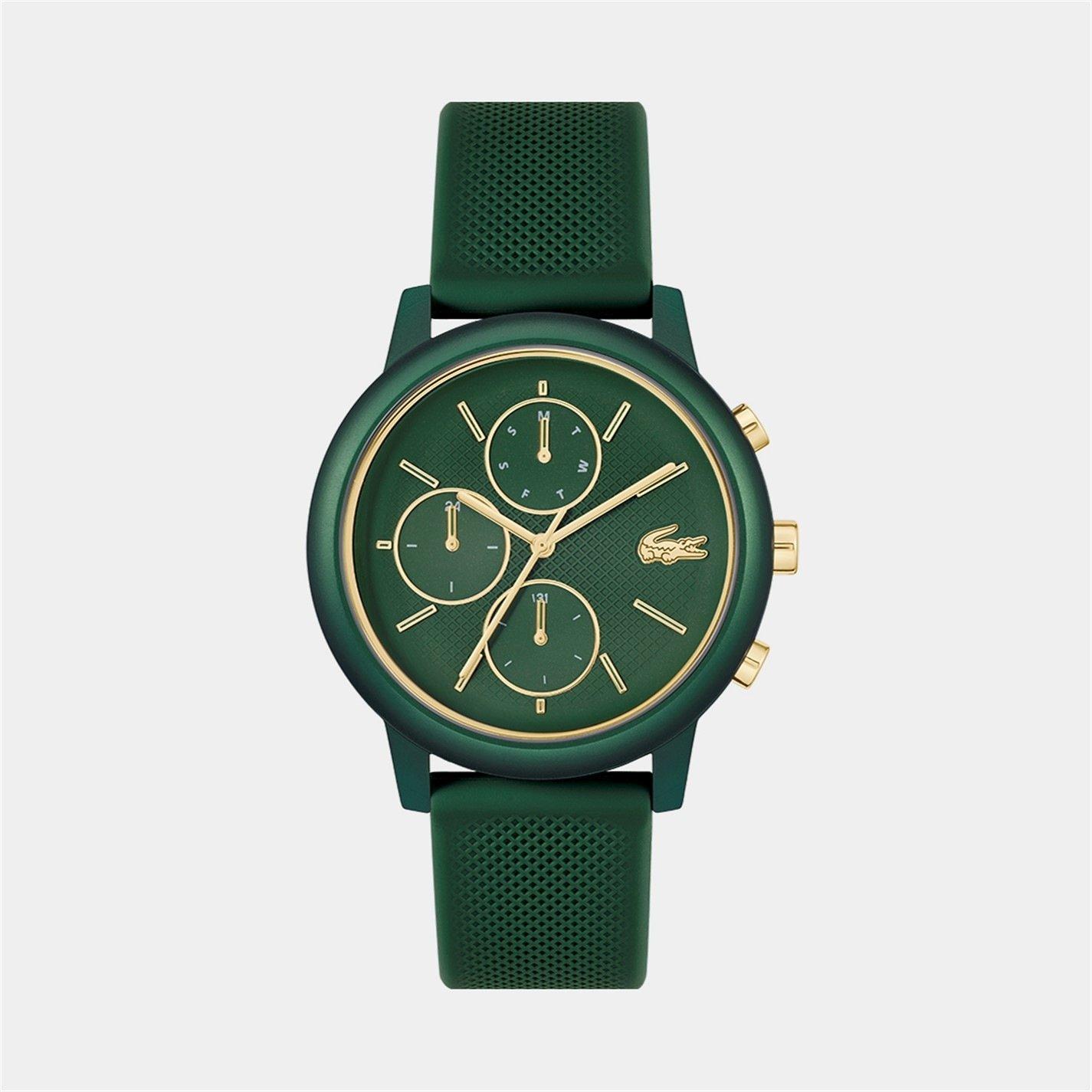 Green - Lacoste - Mens Lacoste.12.12 Move Multifunction Watch - 1